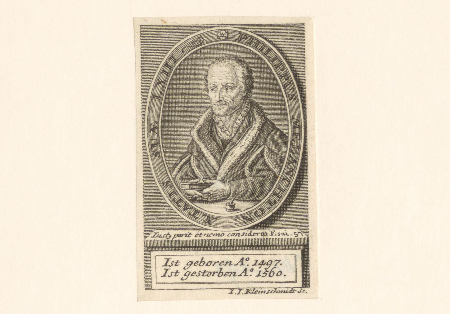 Portret van Philipp Melanchthon