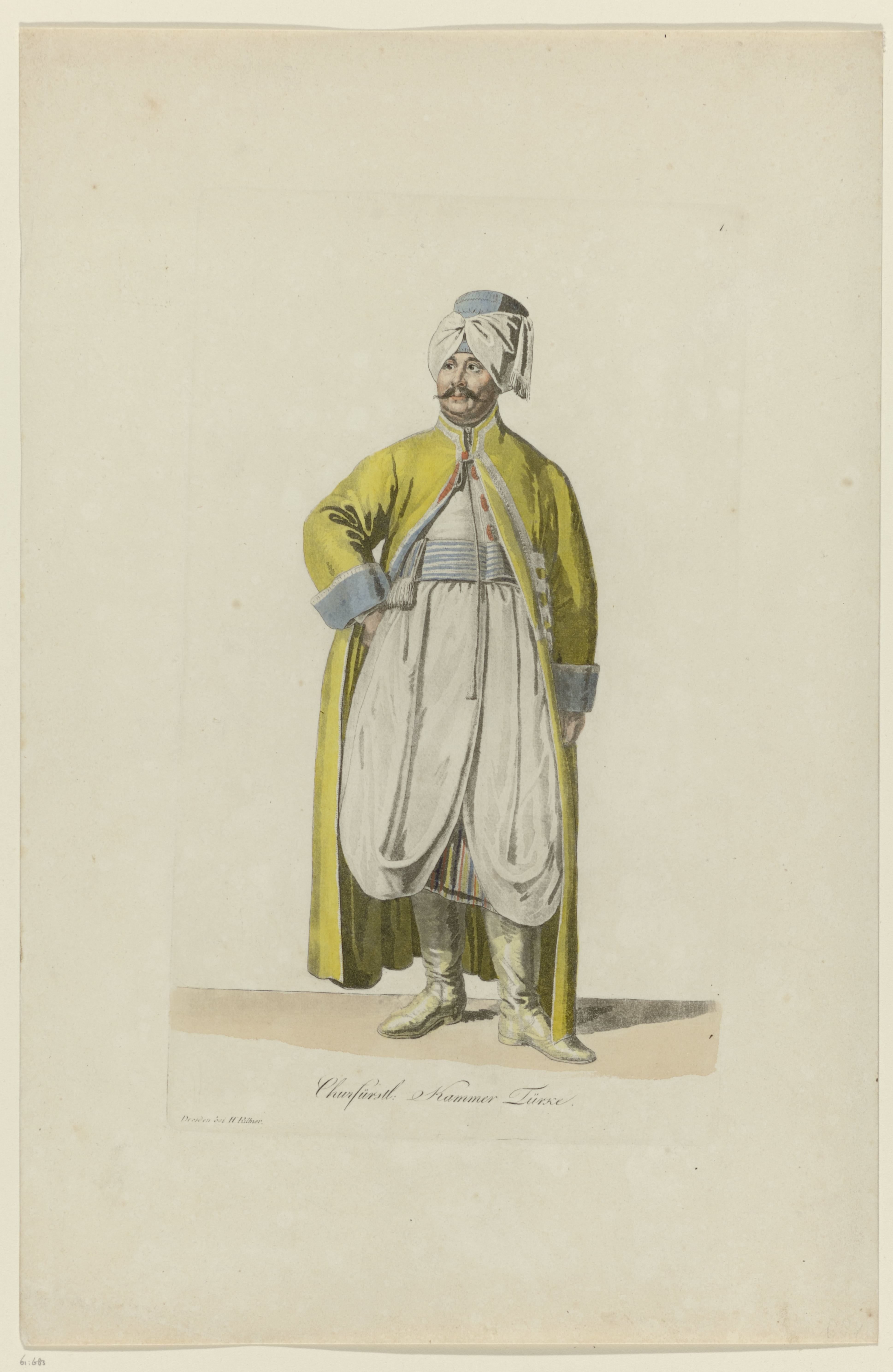 Kostuum van een Turkse kamerheer