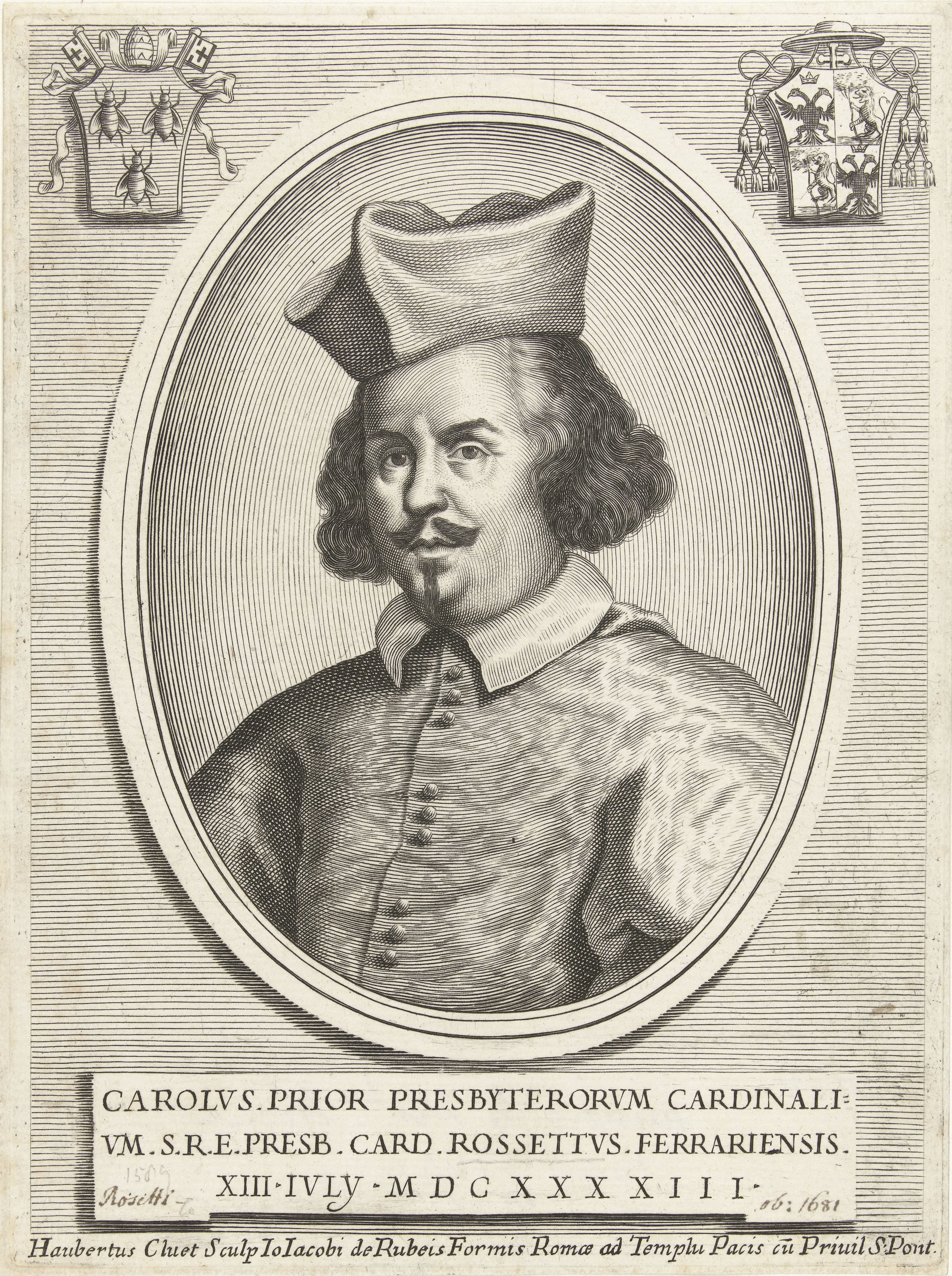 Portret van kardinaal Carlo Rossetti