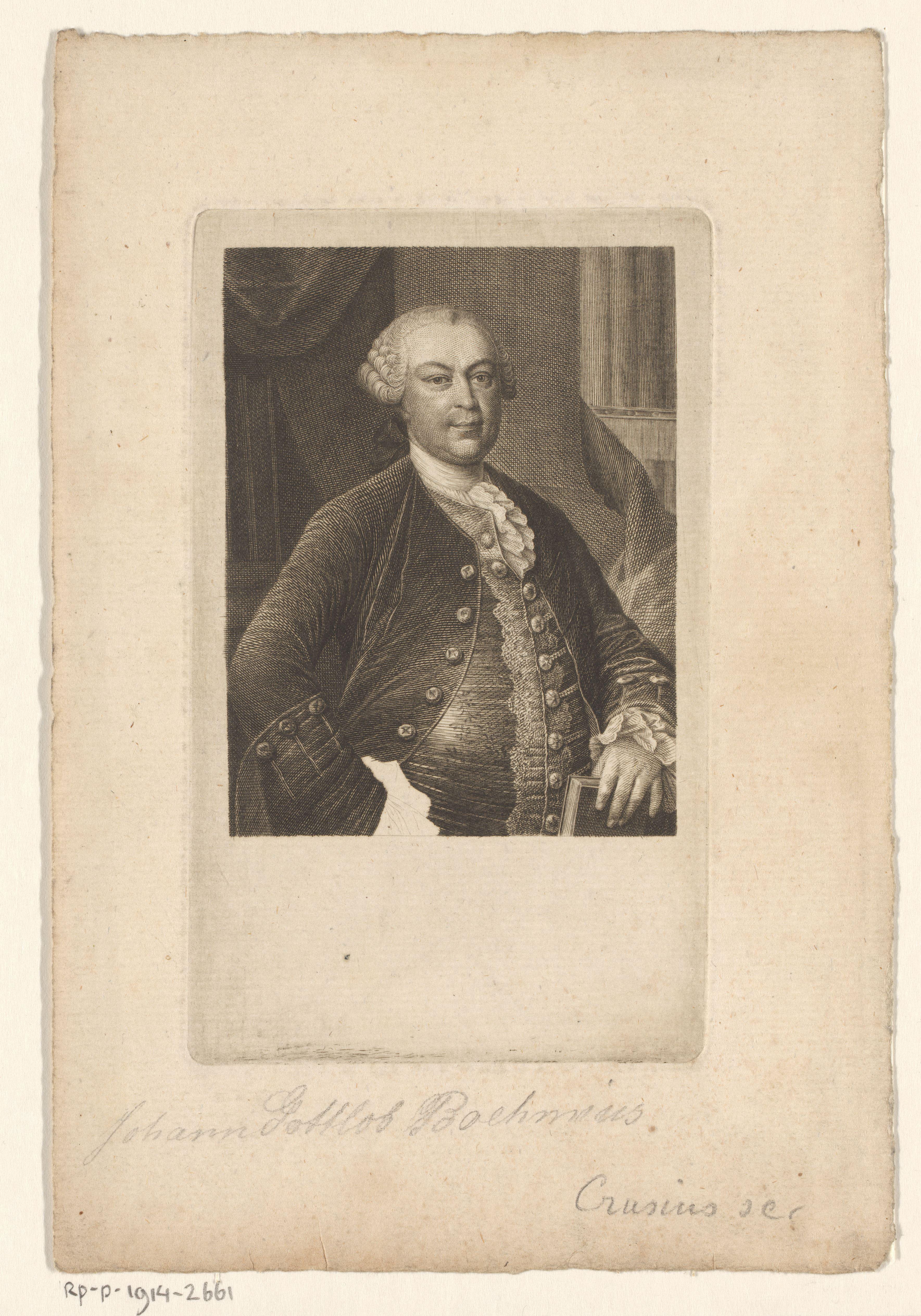 Portret van Johann Gottlob Böhme
