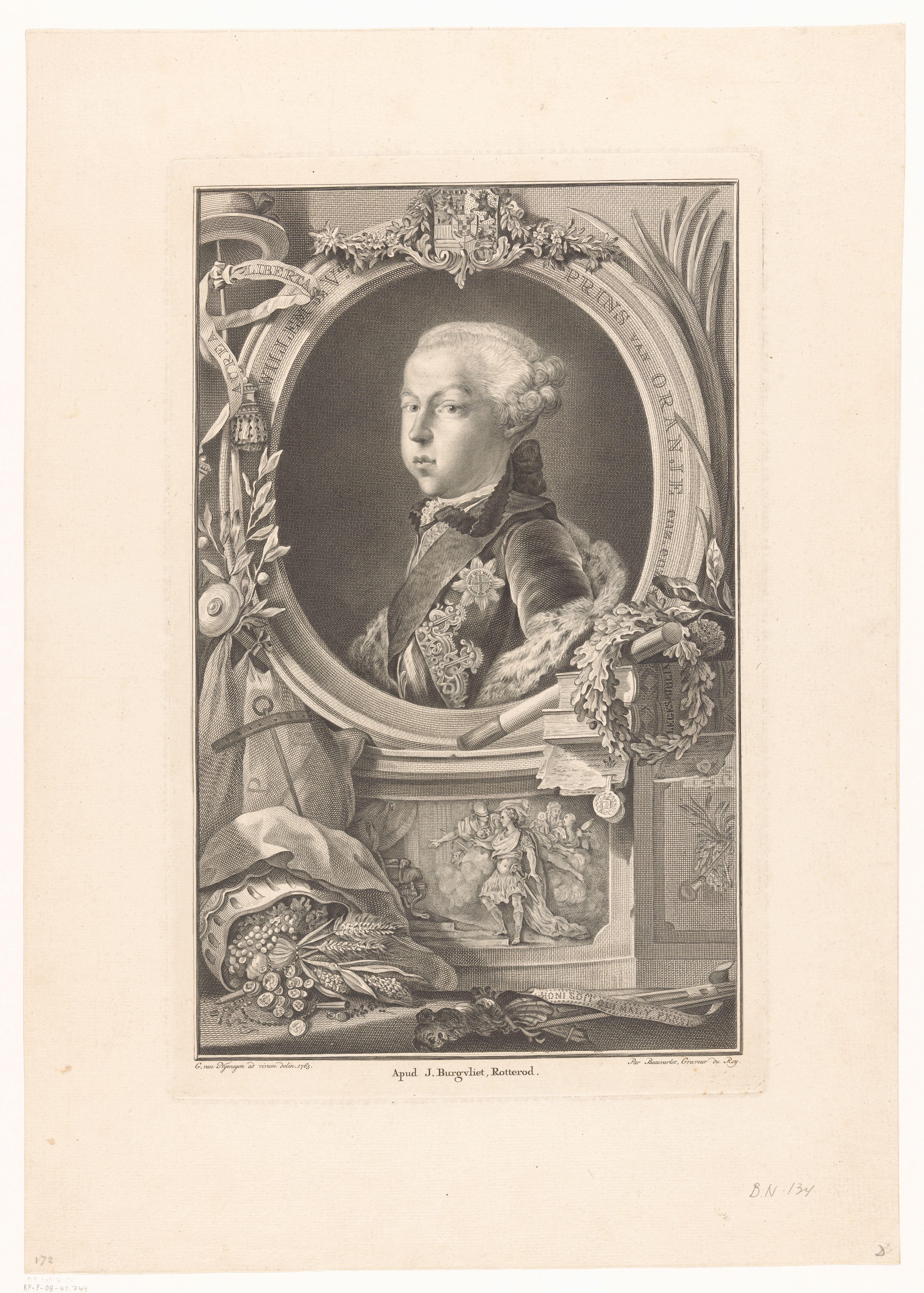 Portret van Willem V van Oranje-Nassau
