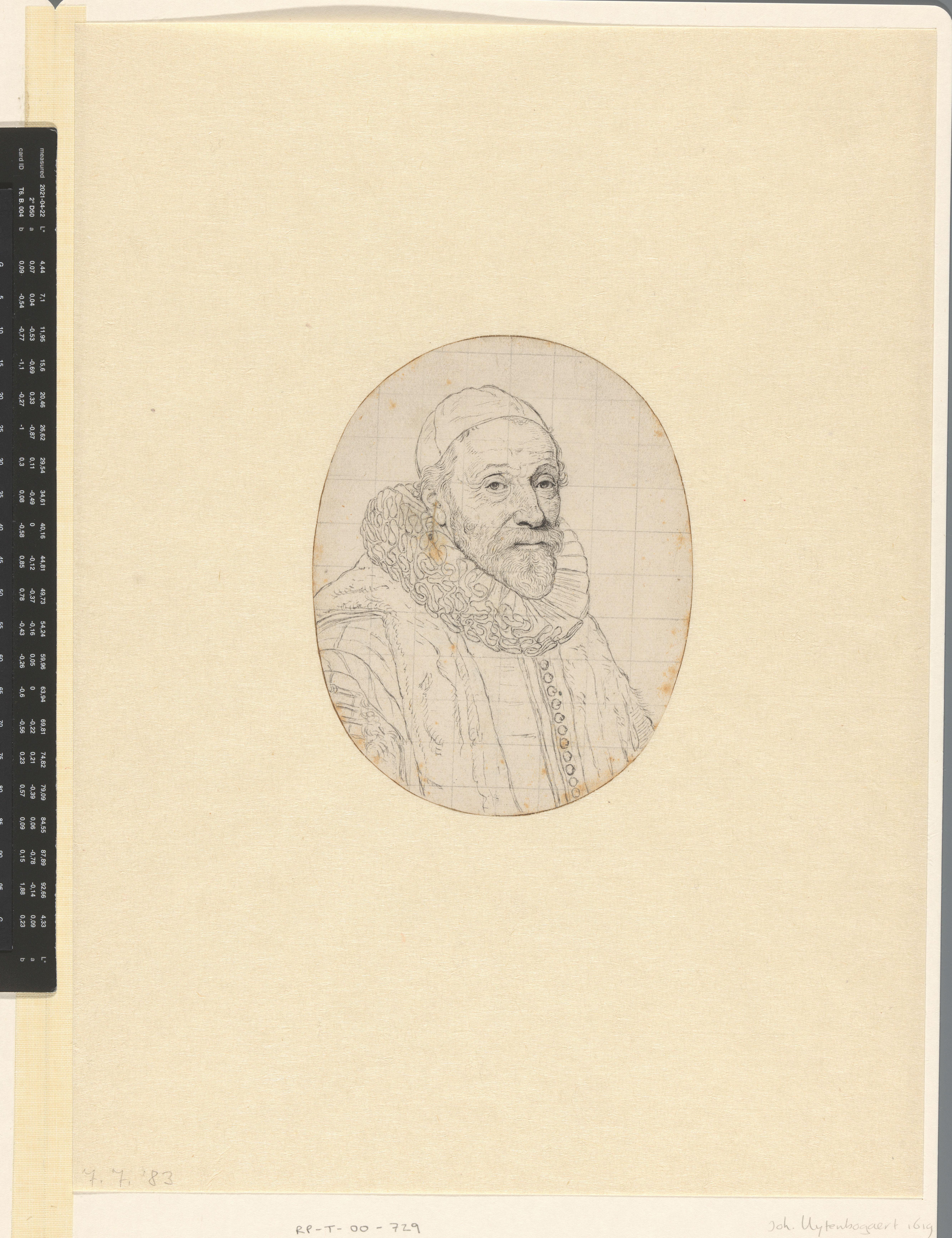 Portret van Johannes Wtenbogaert