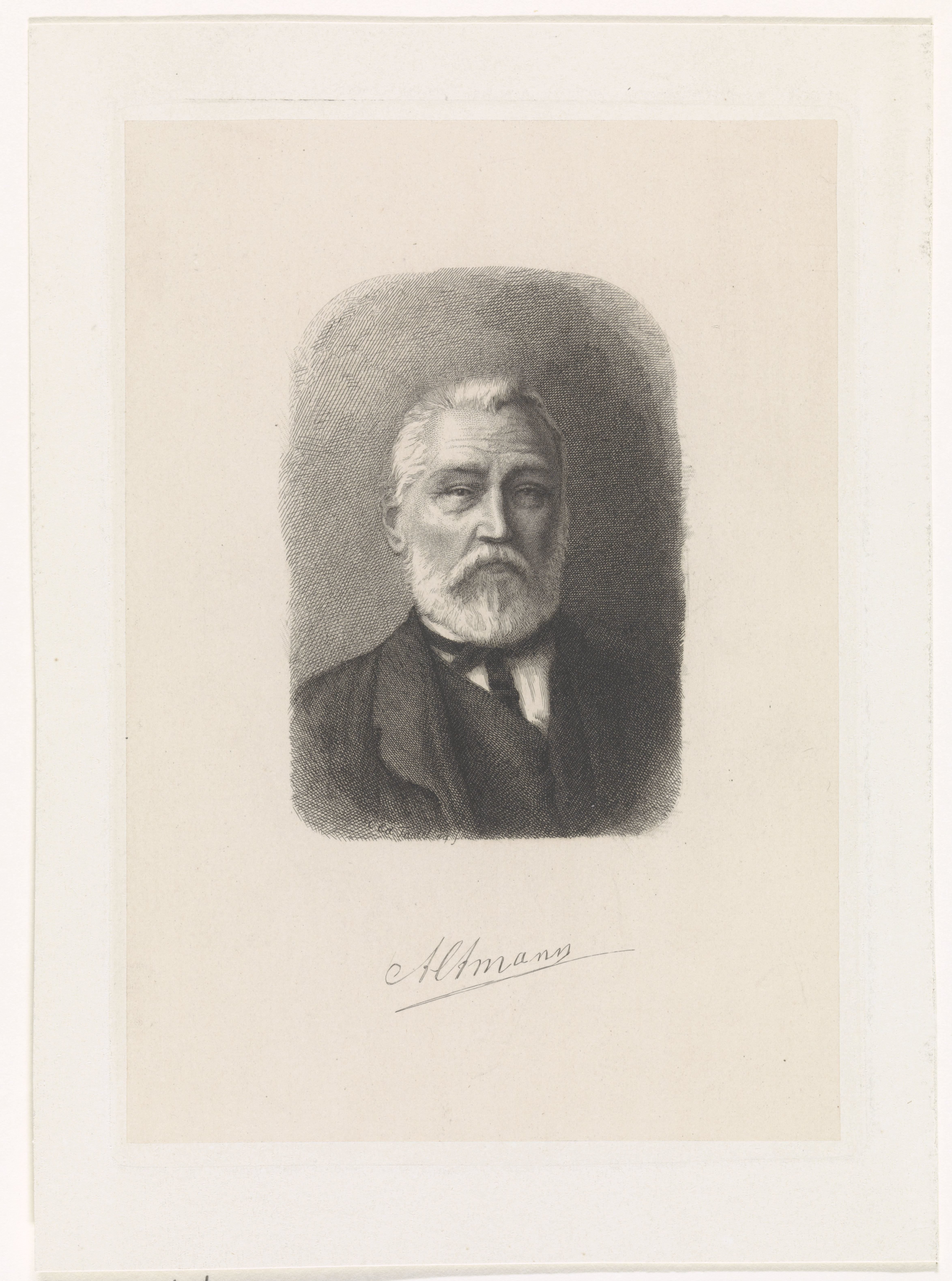 Portret van den kunstschilder Sybrand Altmann