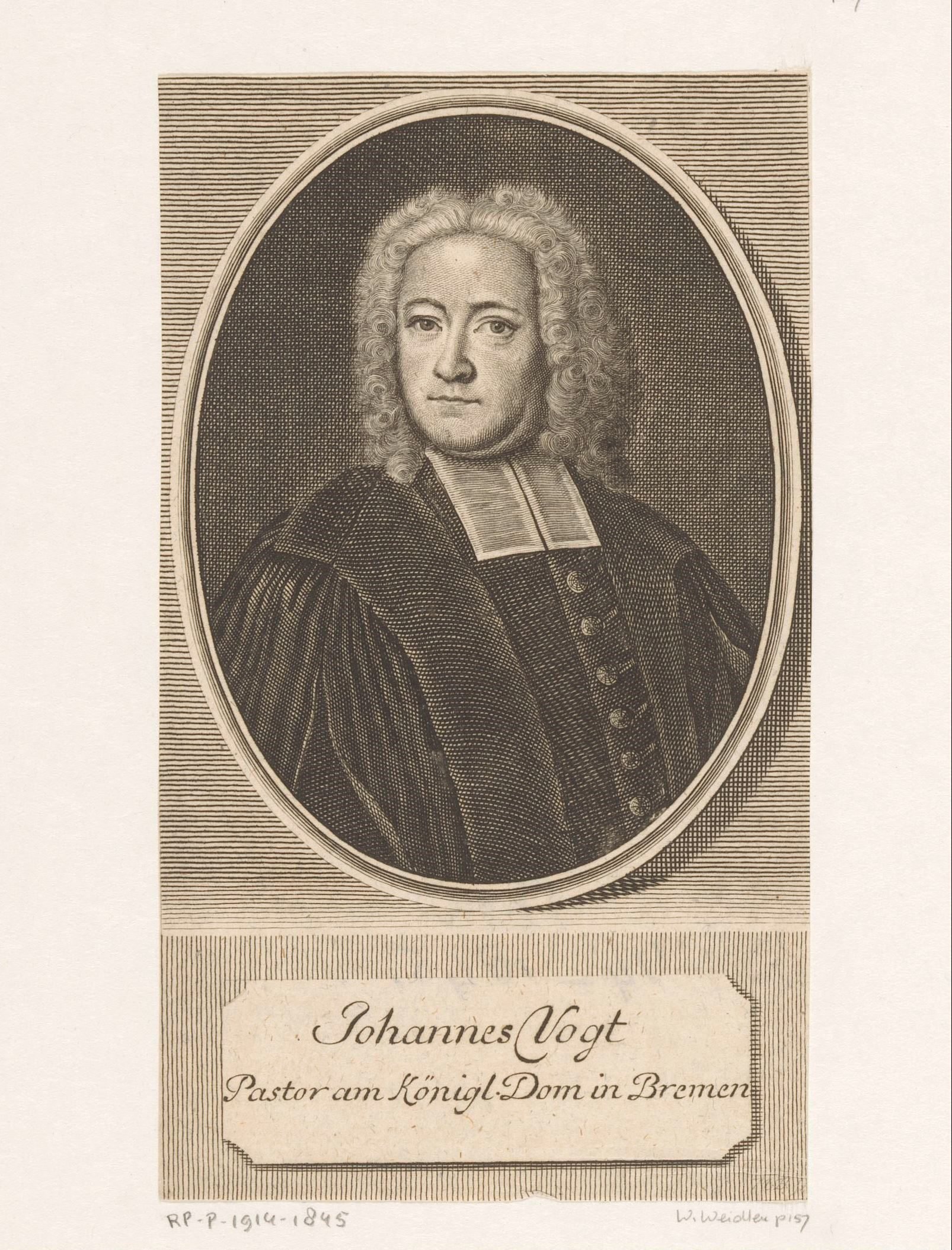 Portret van Johann Vogt