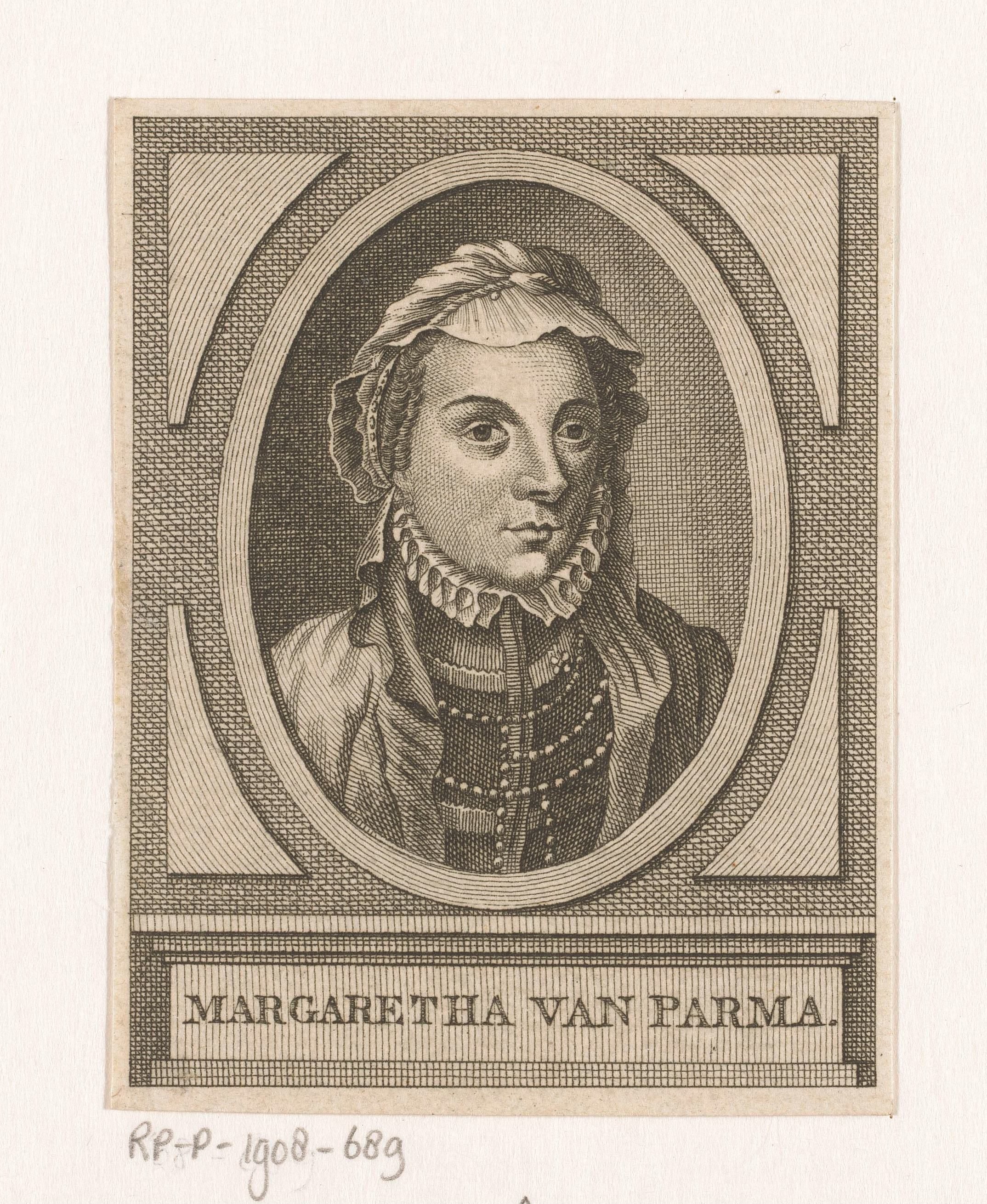 Portret van Margaretha van Parma