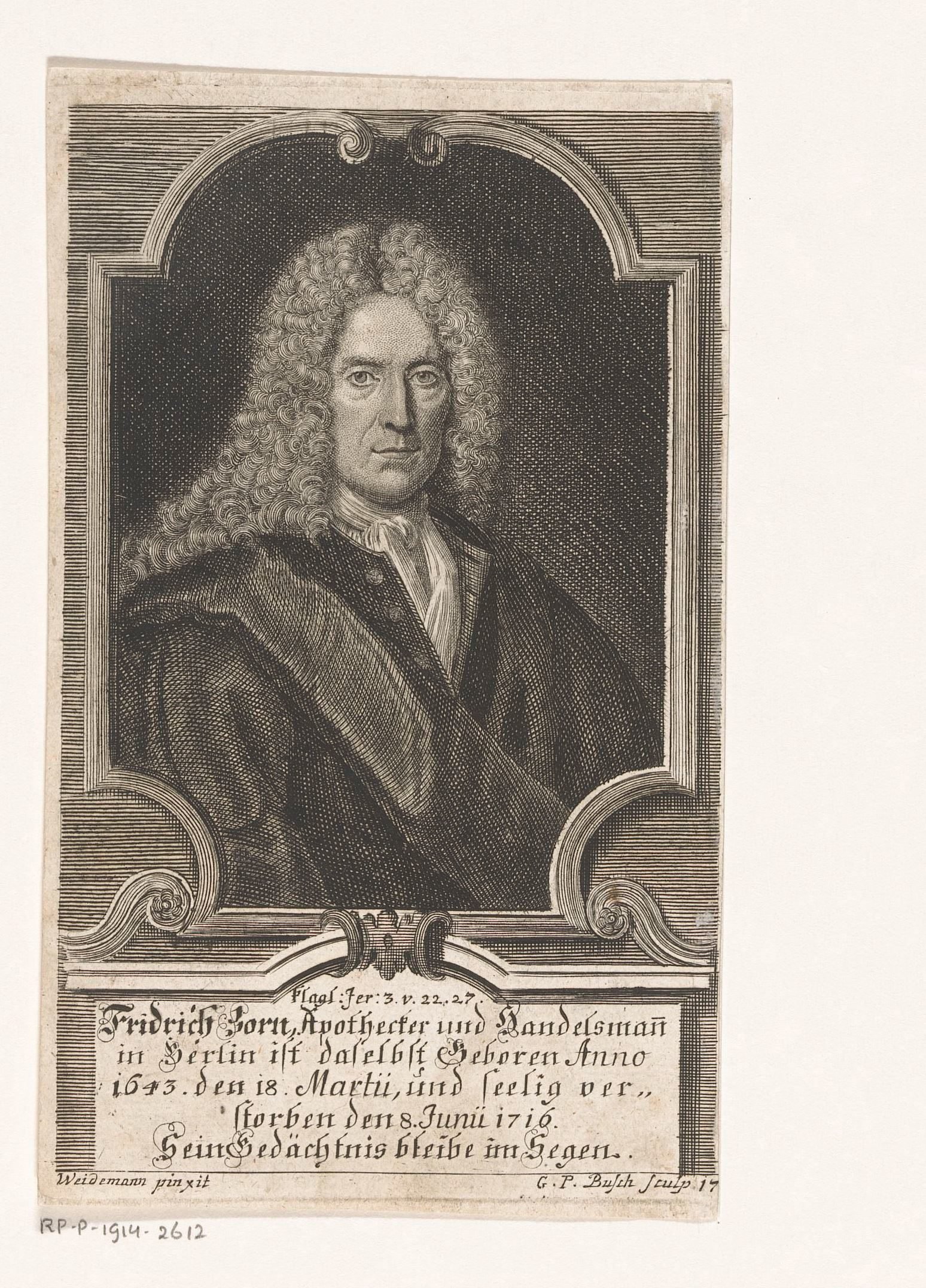 Portret van Friedrich Zorn