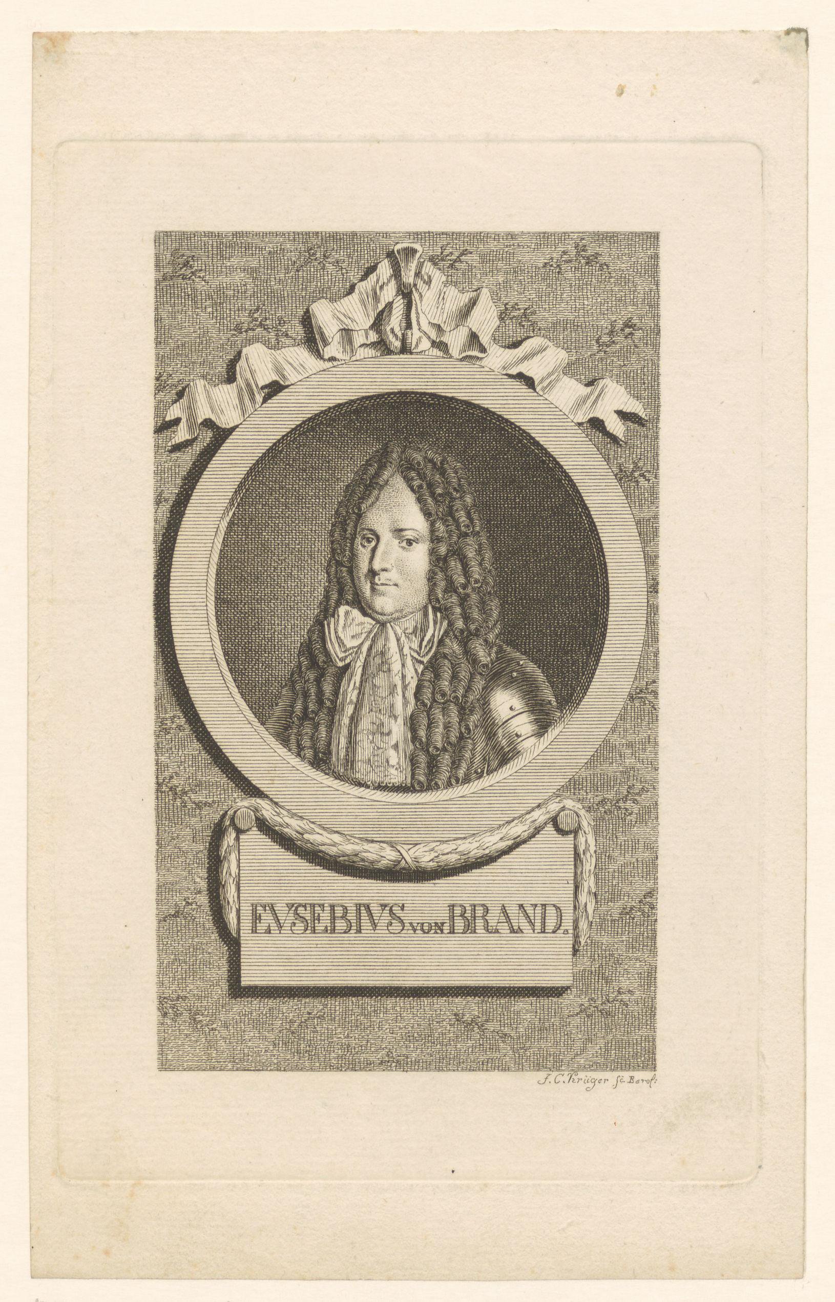 Portret van Eusebius von Brandt