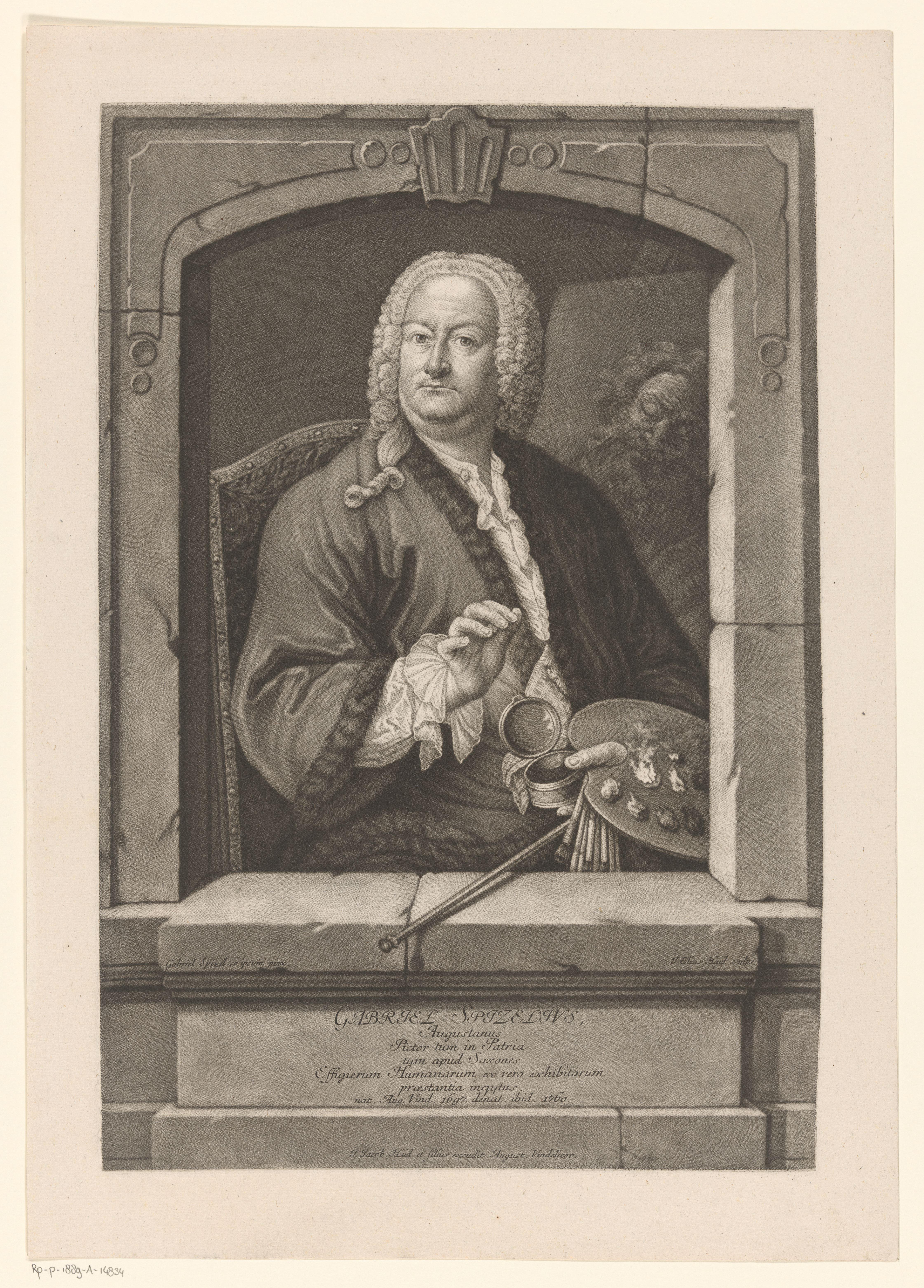 Portret van Gabriel Spitzel