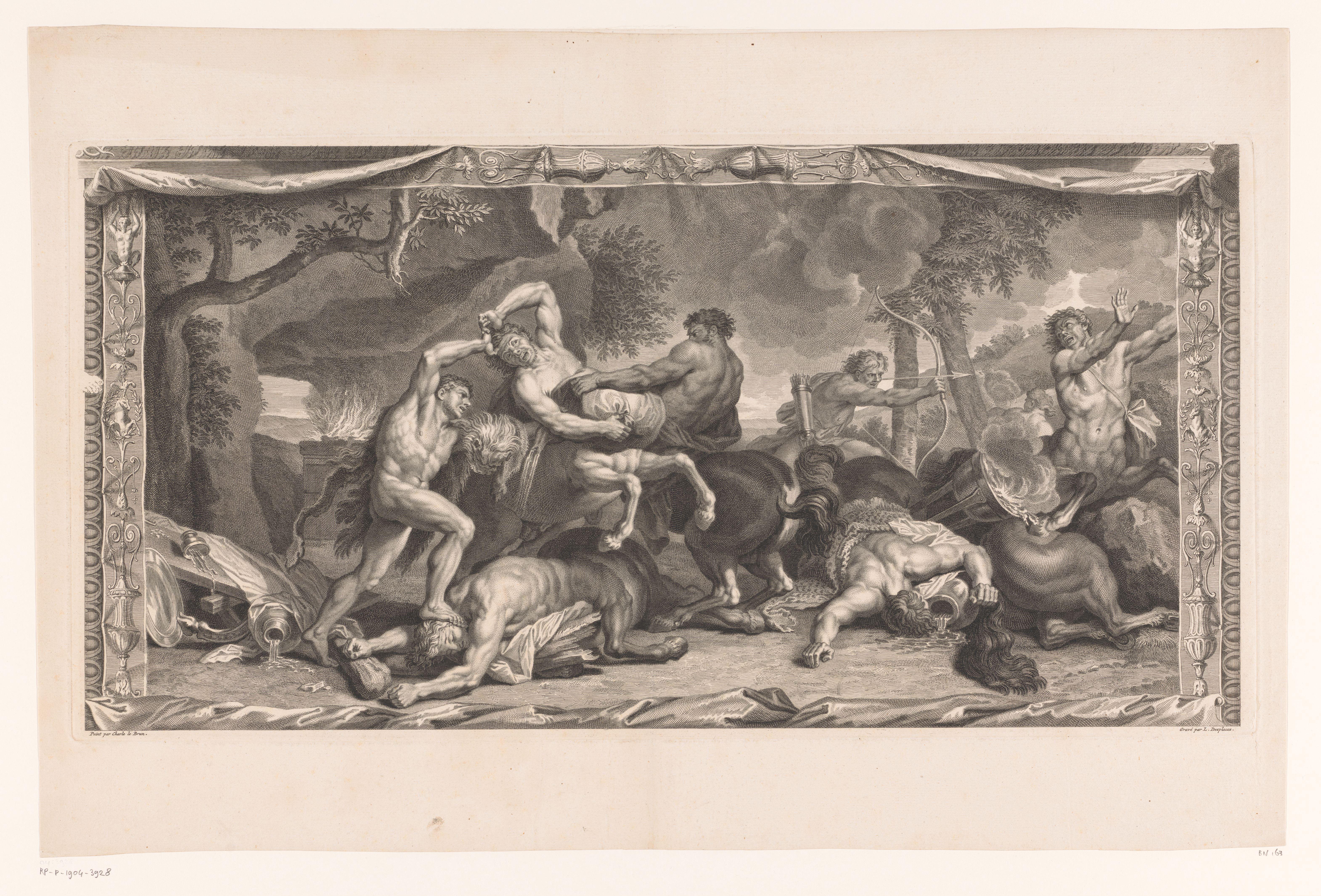 Hercules bevecht de Centauren