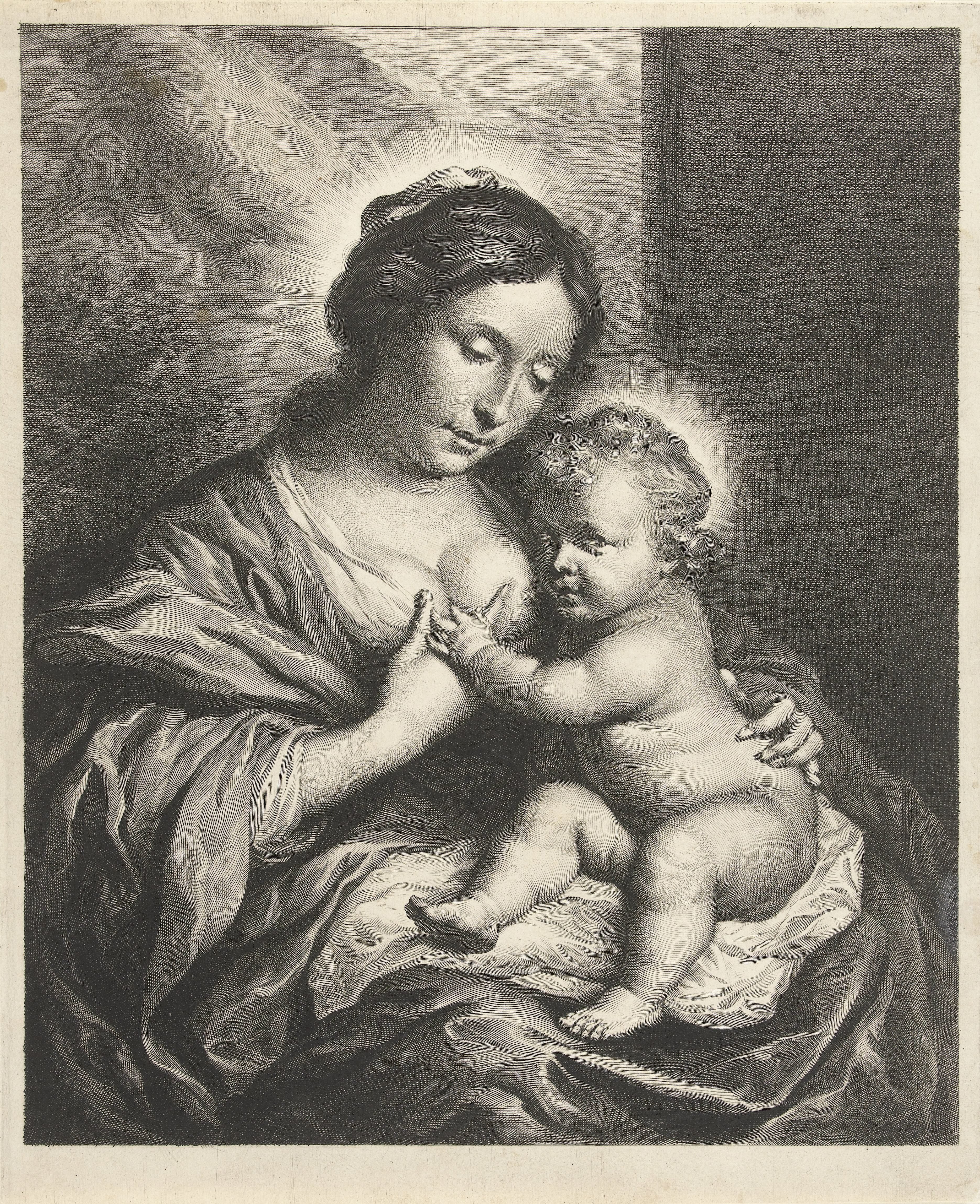 Maria met het Kind aan de borst