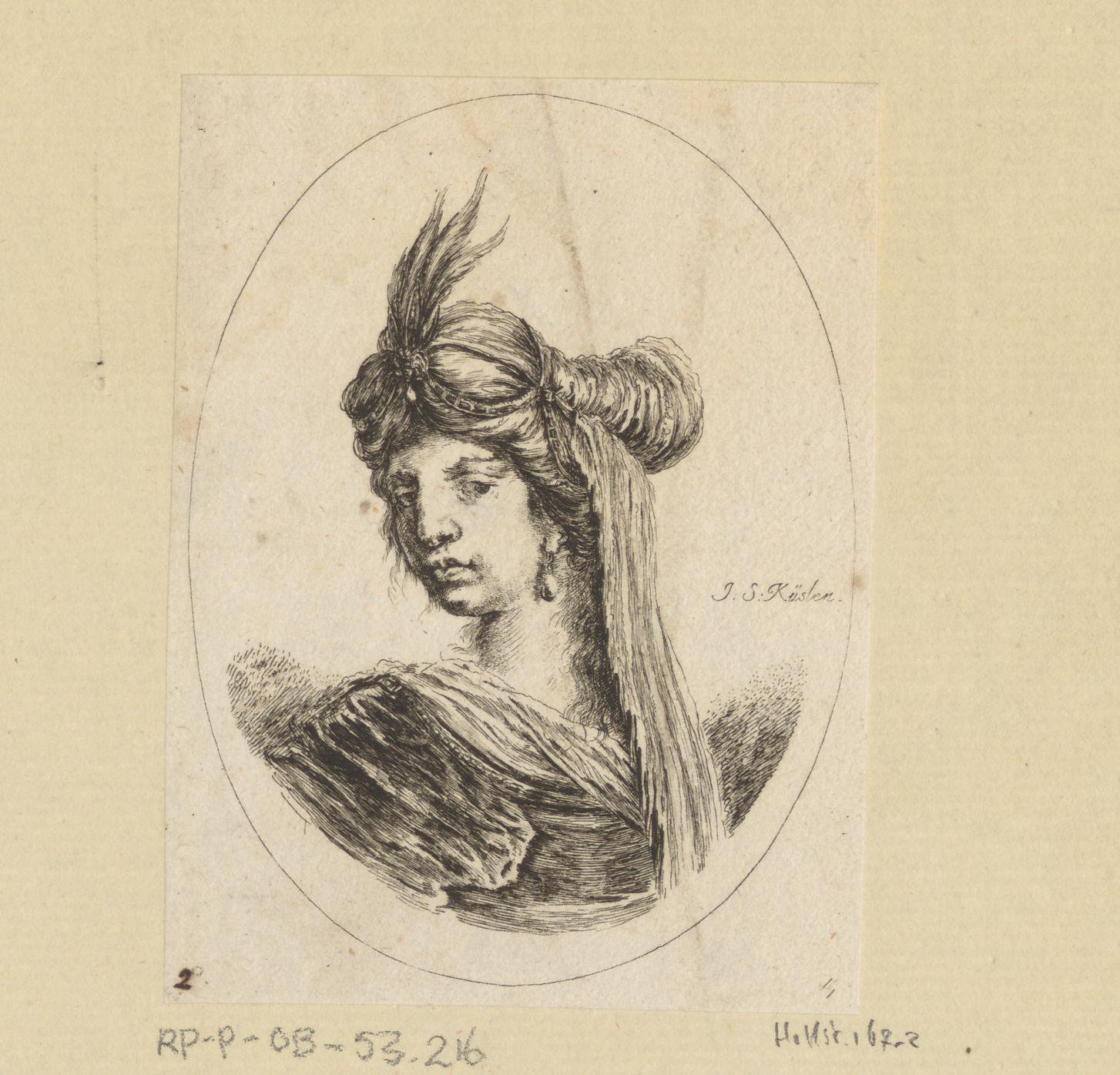 Portret van een onbekende vrouw