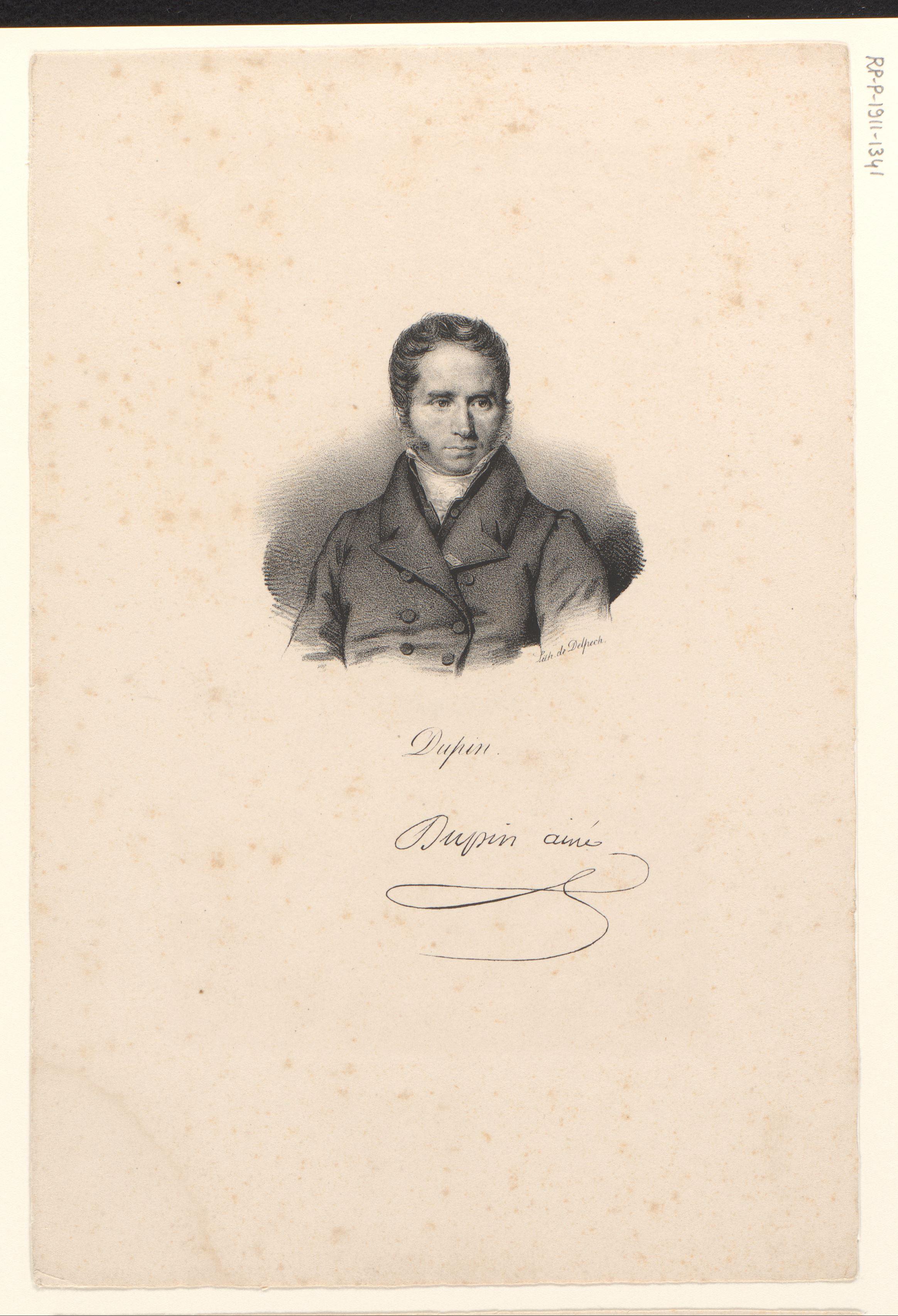 Portret van André Dupin