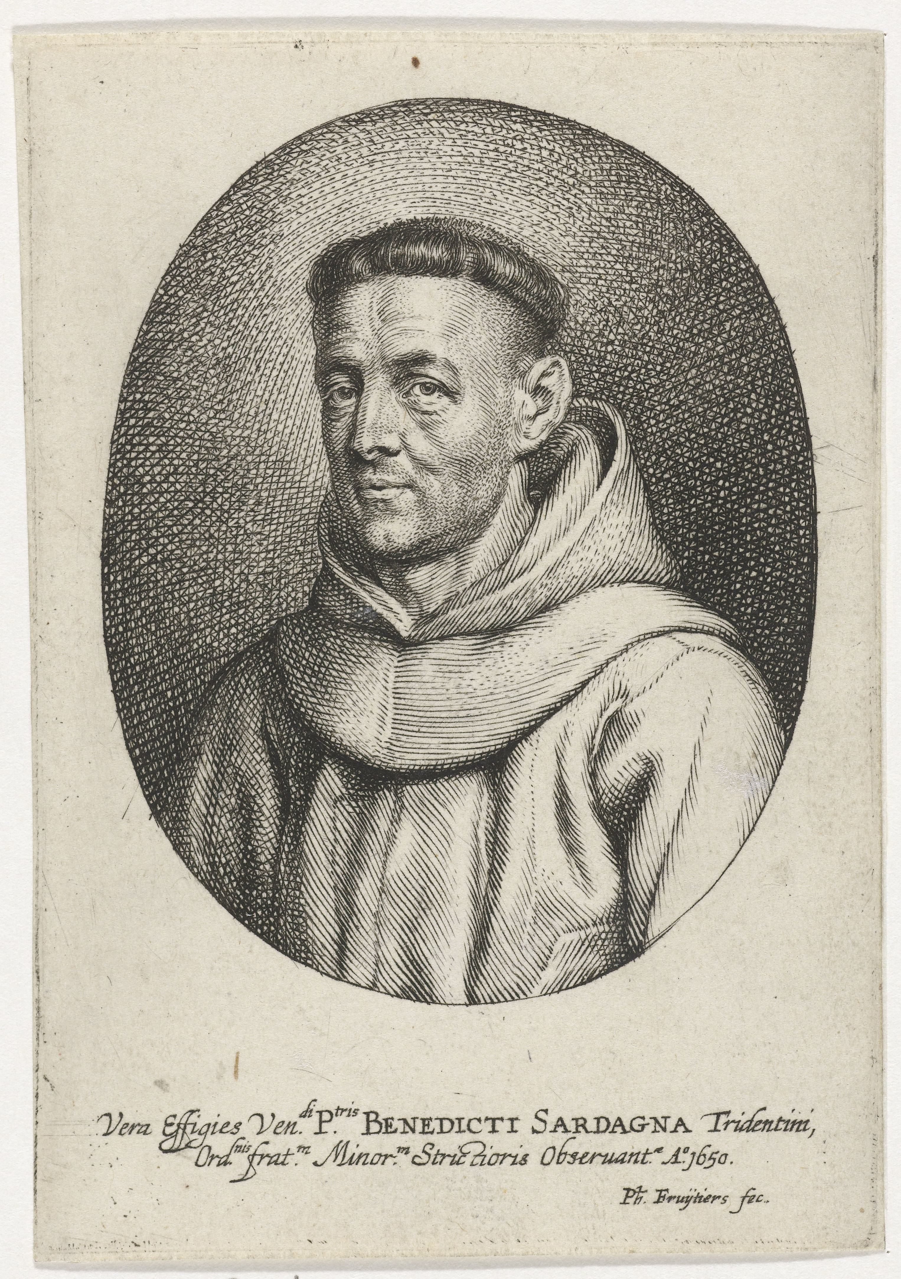 Portret van Benedictus Sardegna