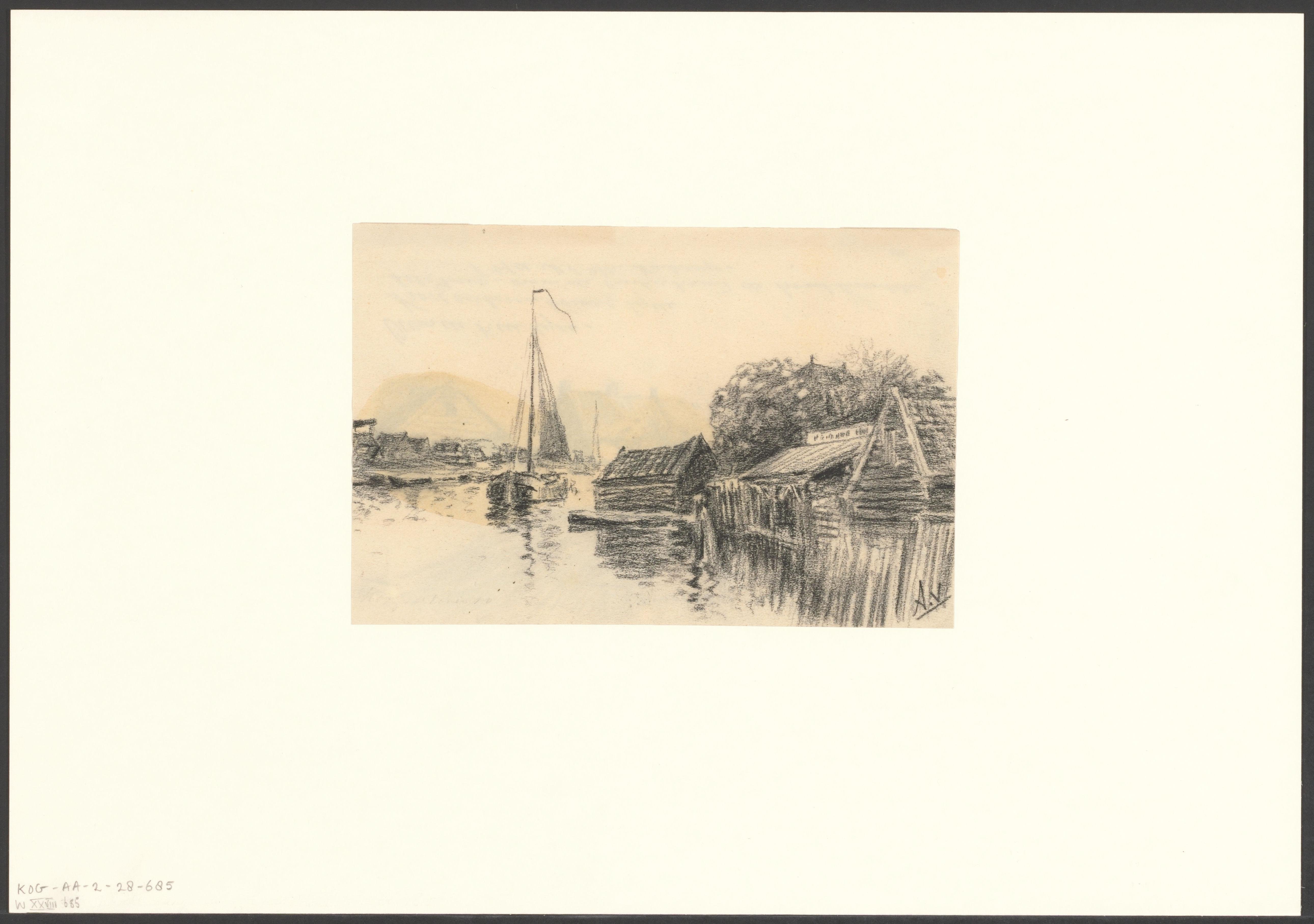 Gezicht op de Kostverlorenvaart