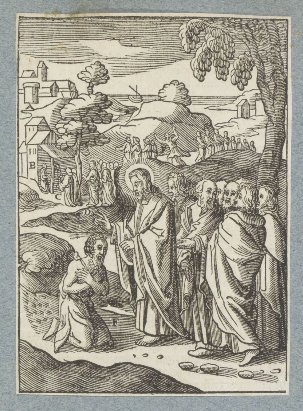 Christus geneest een melaatse