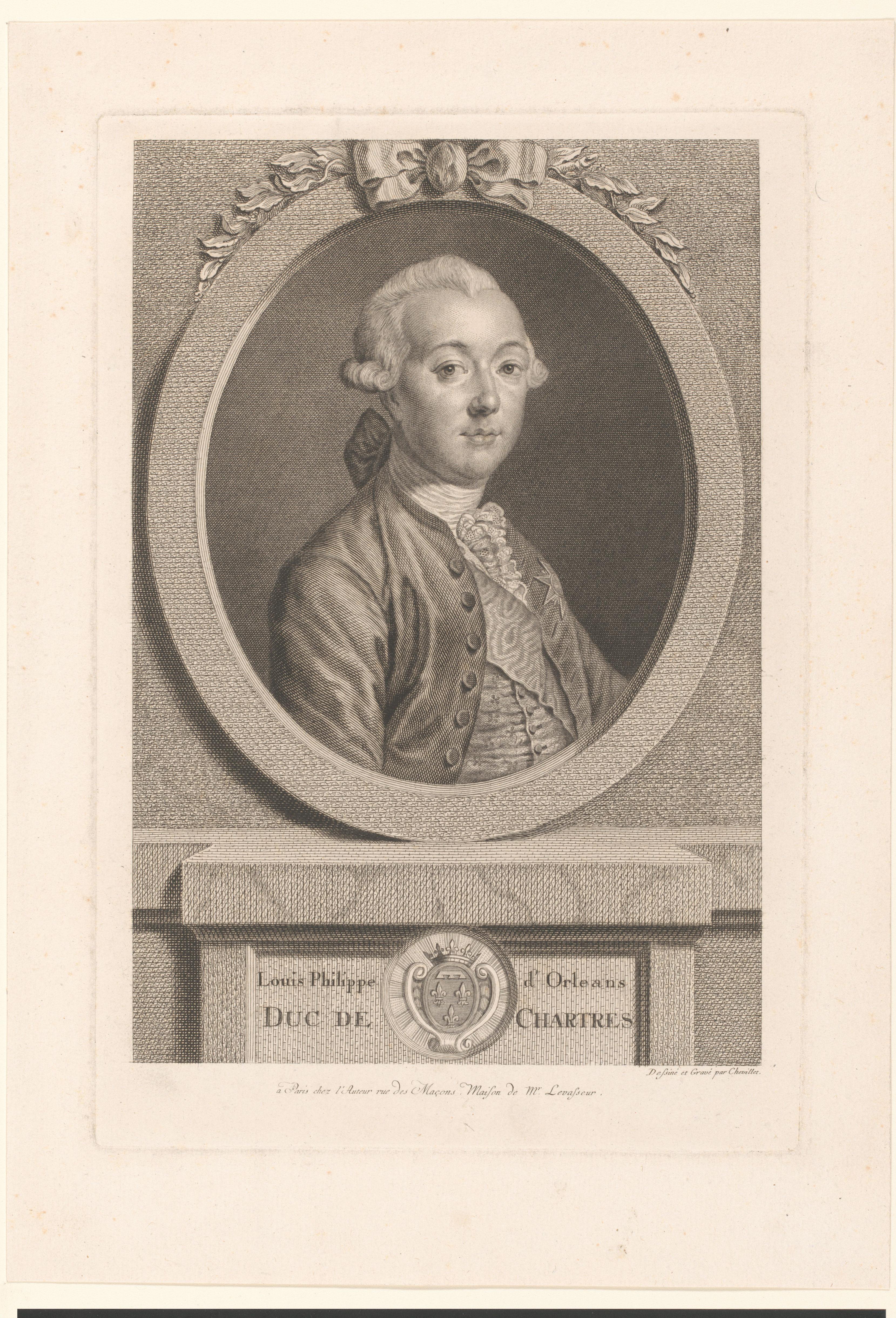 Portret van Lodewijk Filips II van Orléans