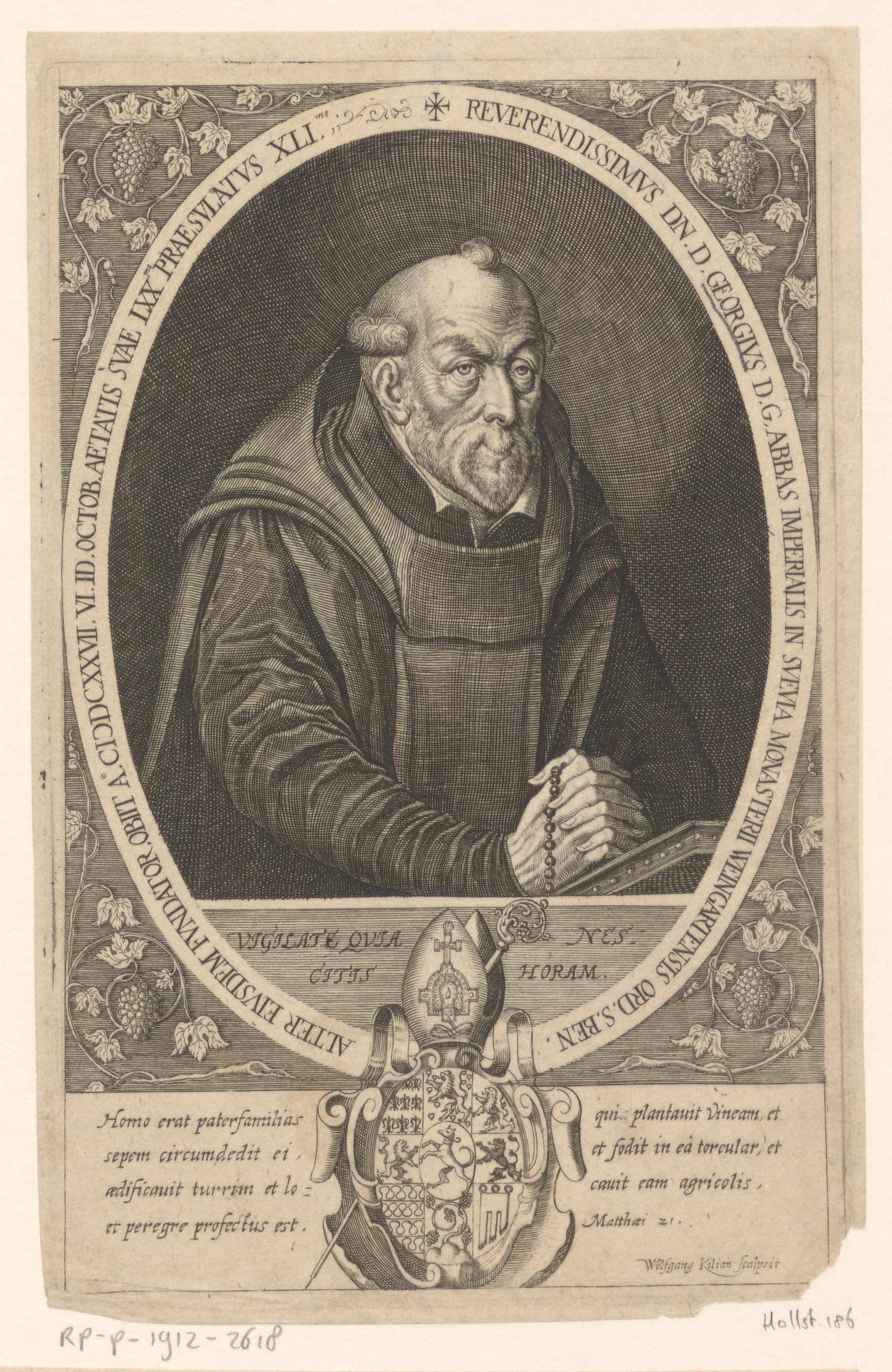 Portret van Georg Wegelin