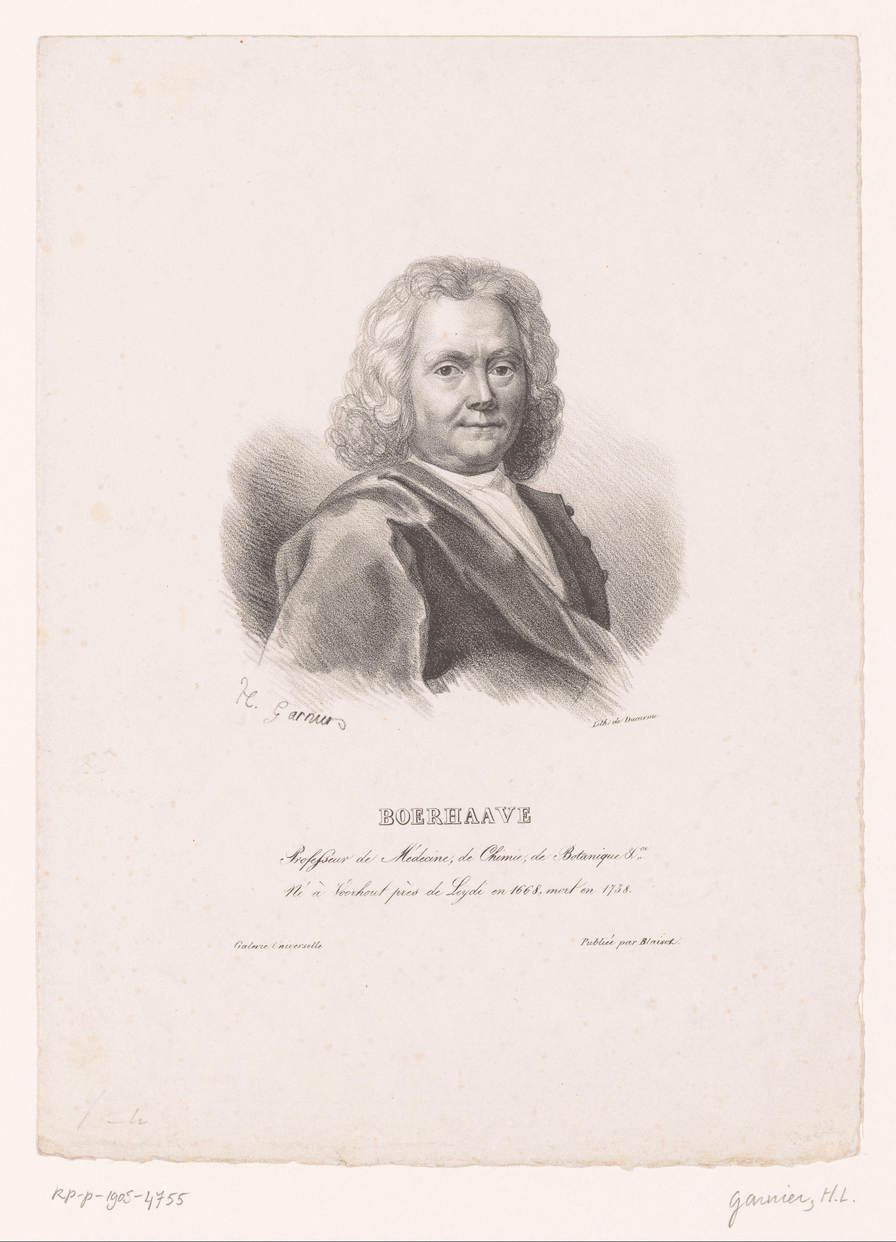 Portret van Herman Boerhaave