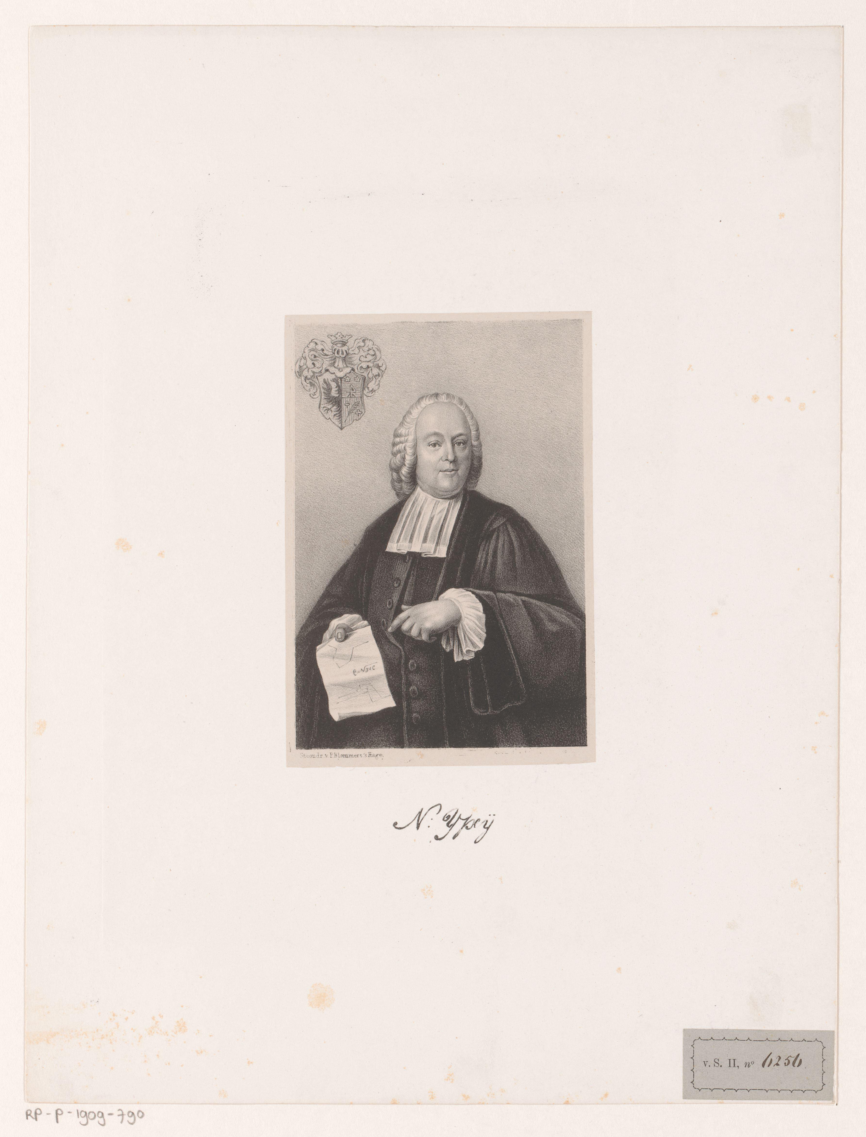 Portret van Nicolaas Ypey