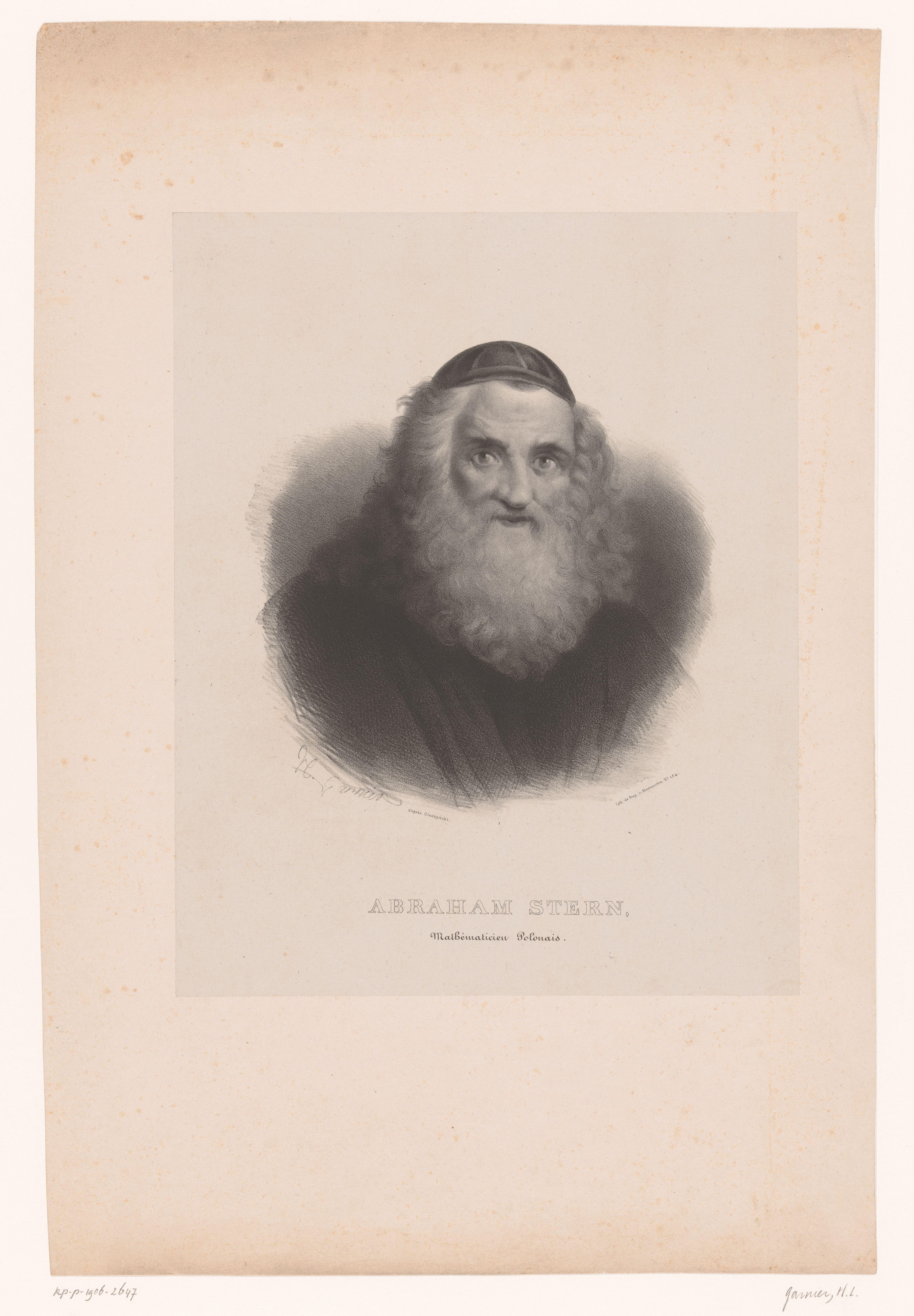 Portret van Abraham Stern