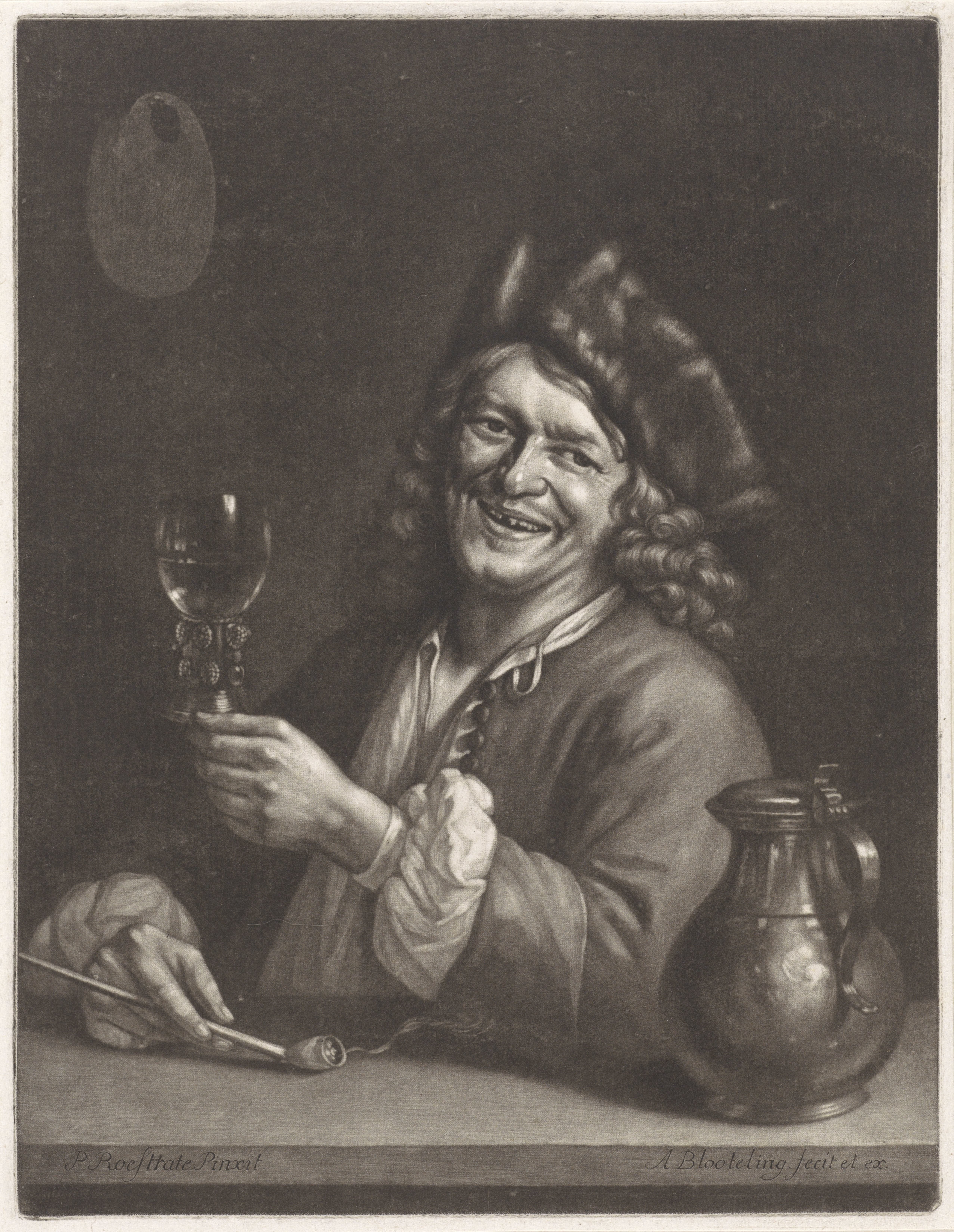 Portret van Pieter Gerritsz. van Roestraeten