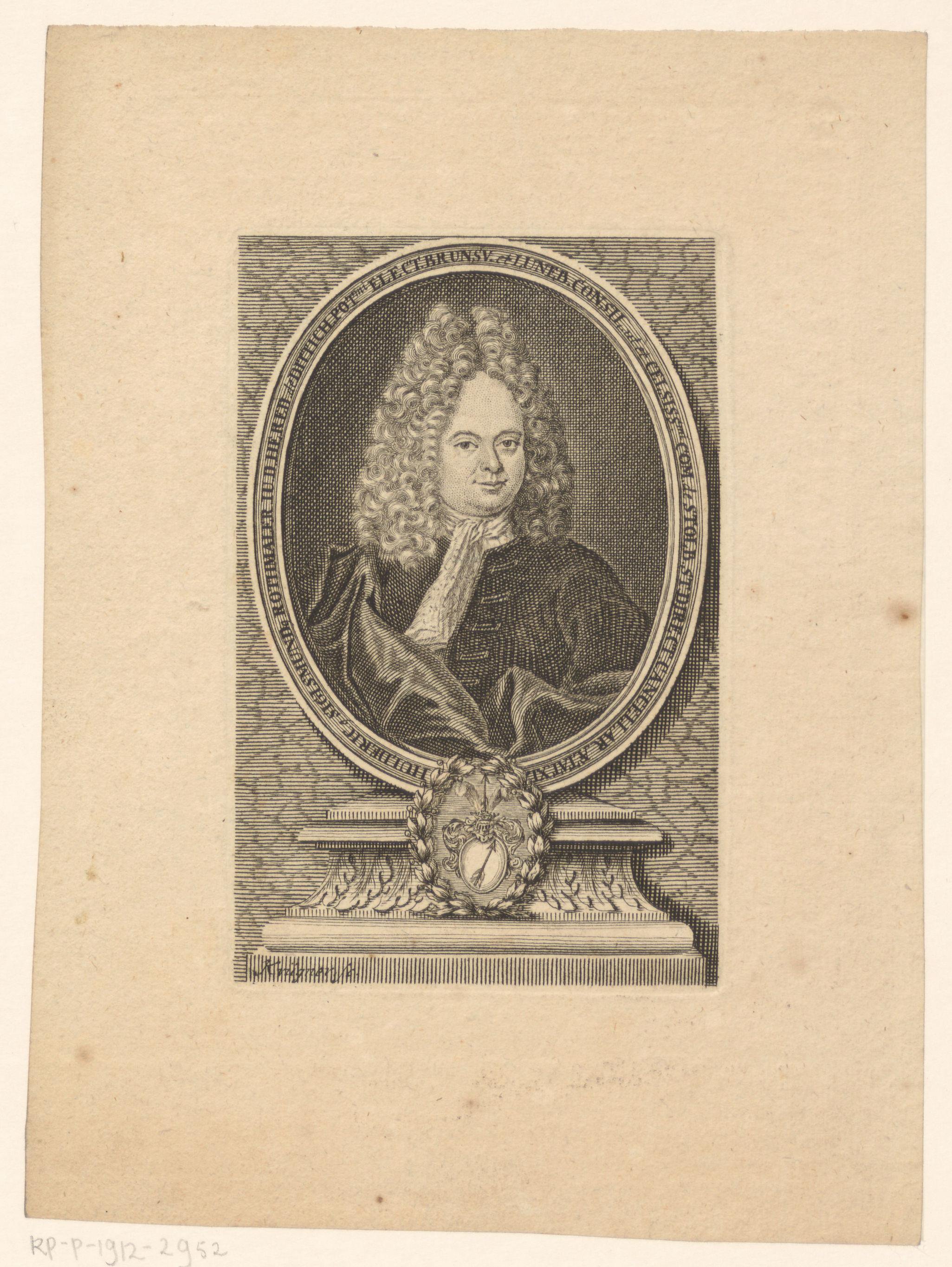 Portret van Huldrich Sigmund Rothmaler