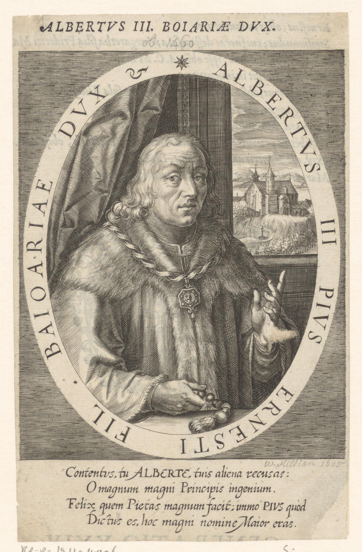 Portret van Albrecht III van Beieren
