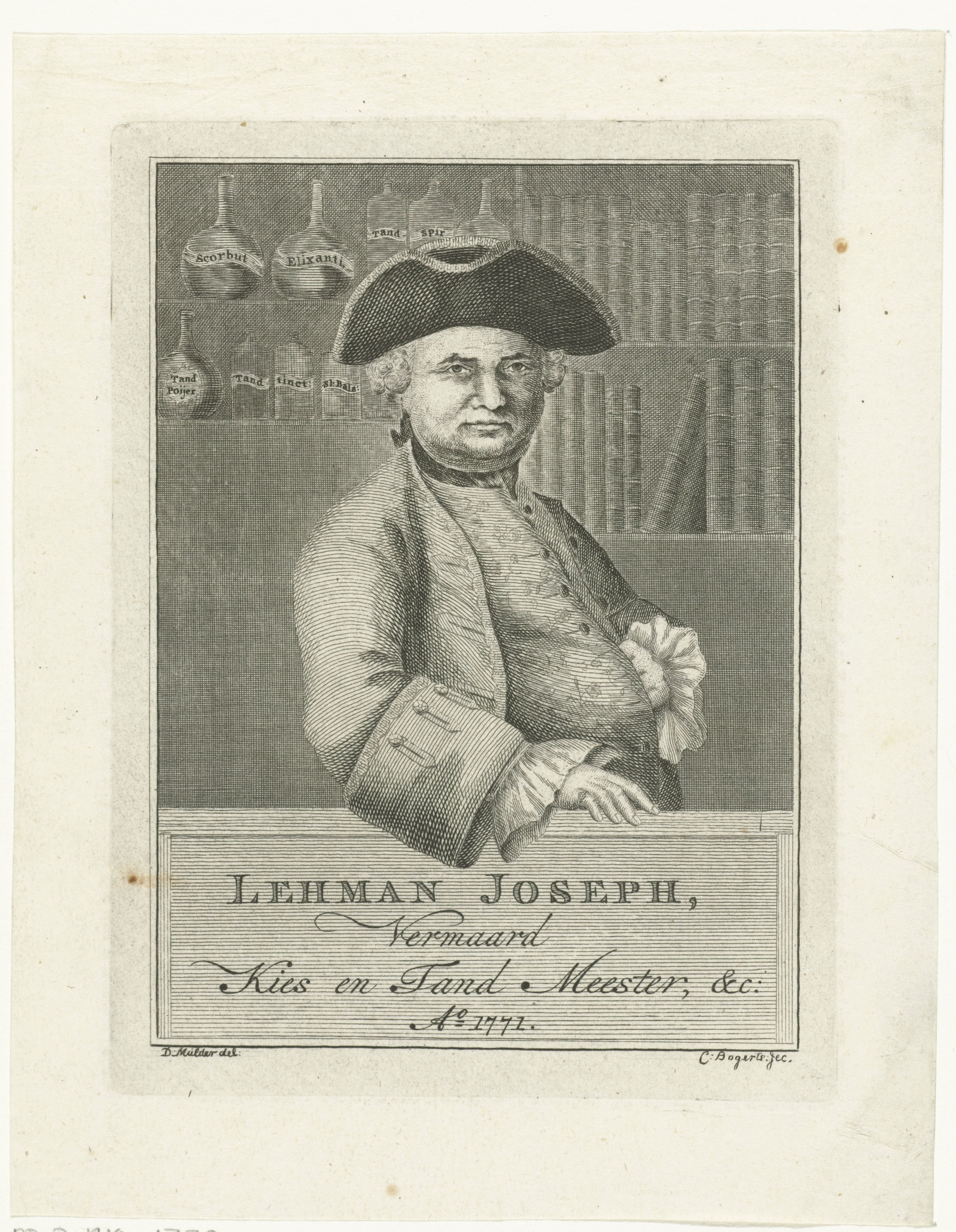 Portret van Joseph Lehman