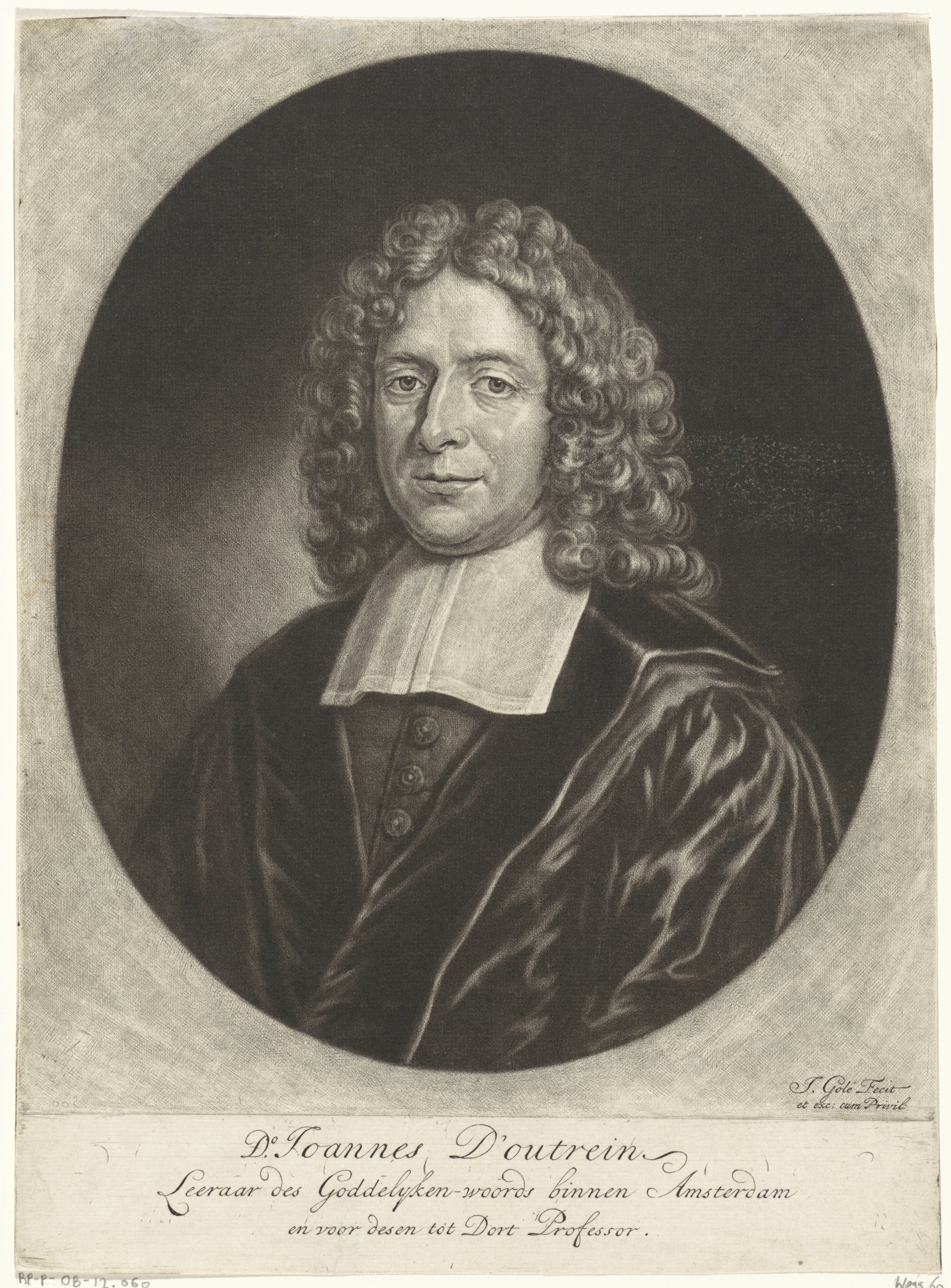 Portret van Johannes d'Outrein