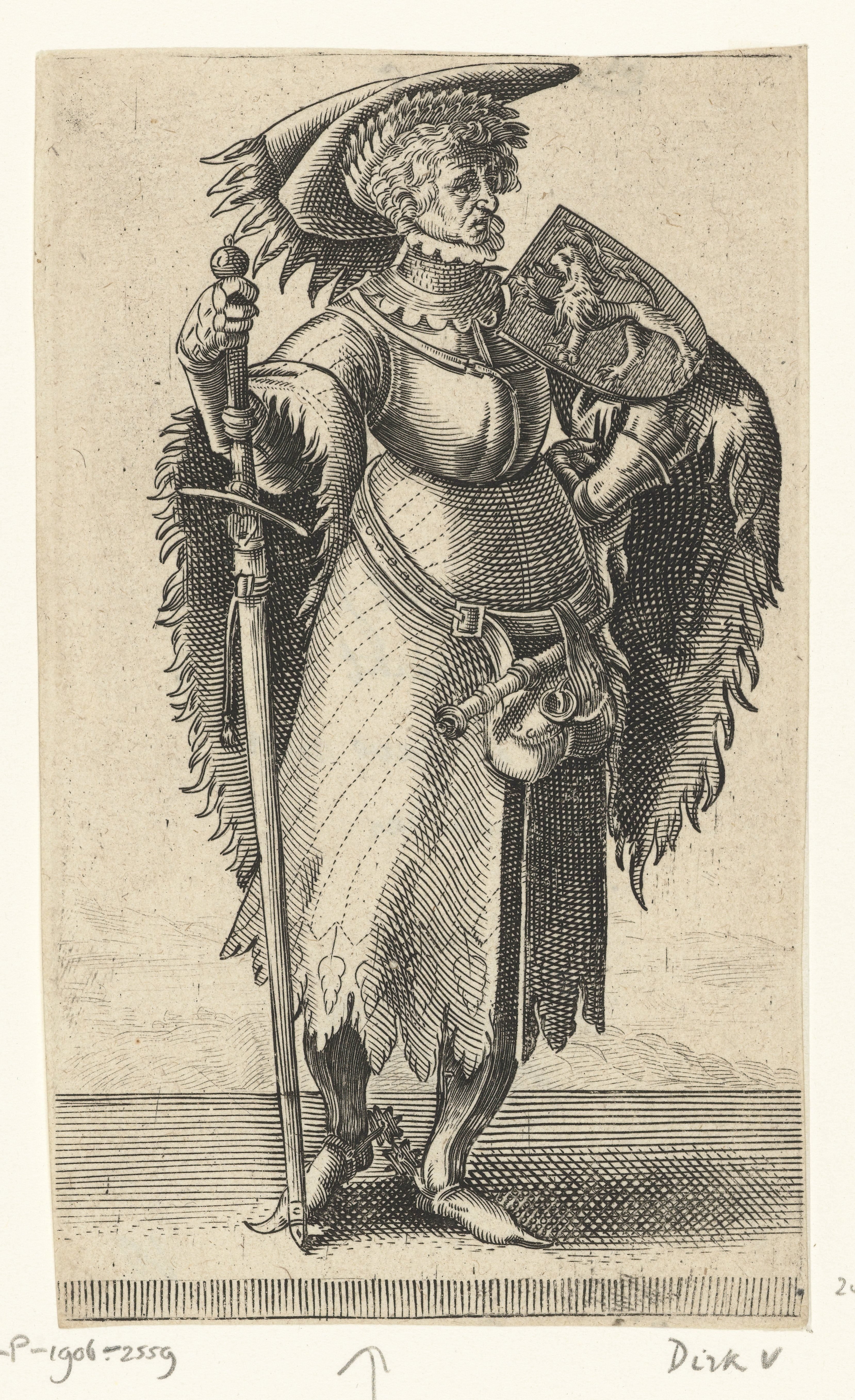 Portret van Dirk V, graaf van Holland