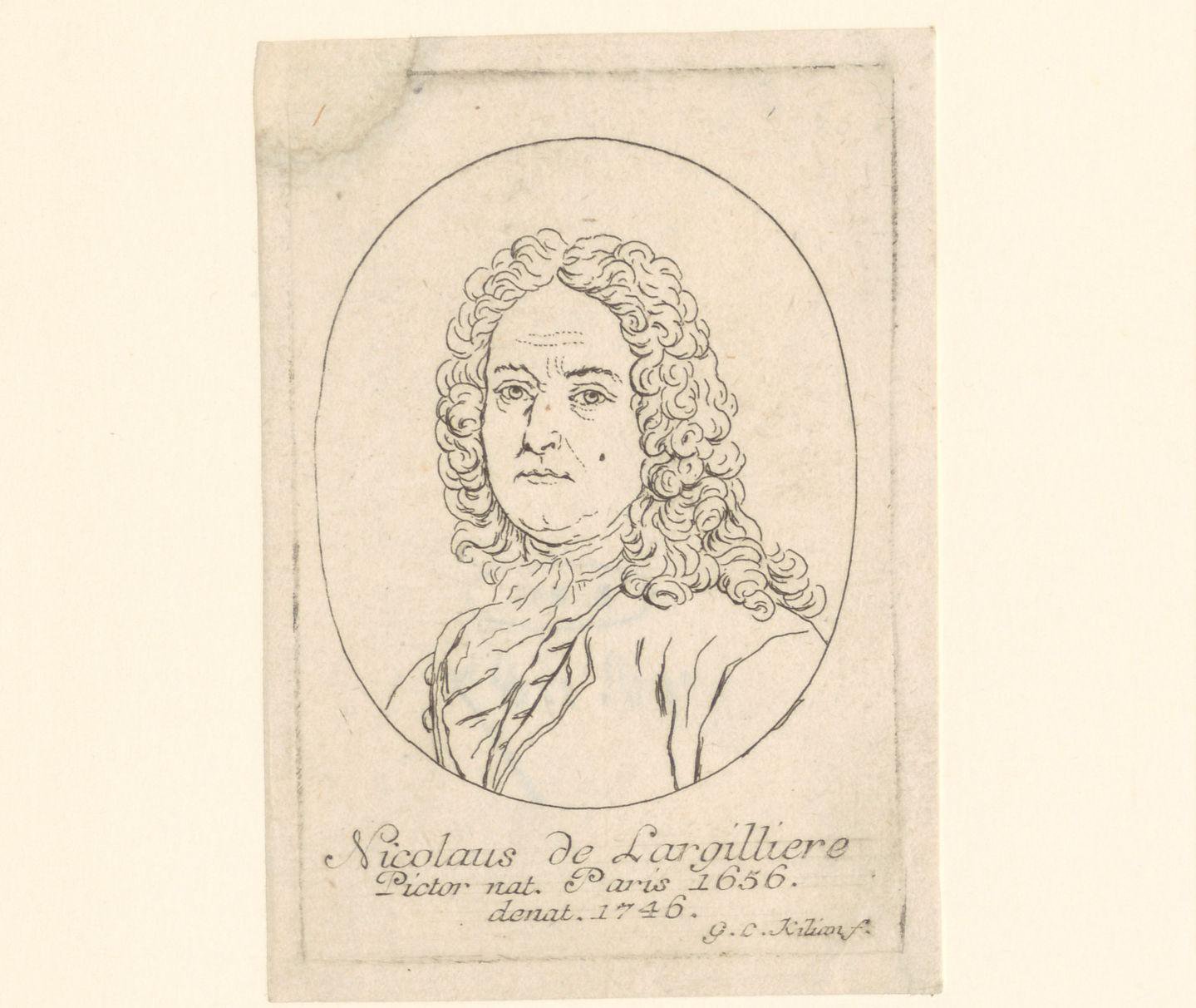 Portret van Nicolas de Largillière