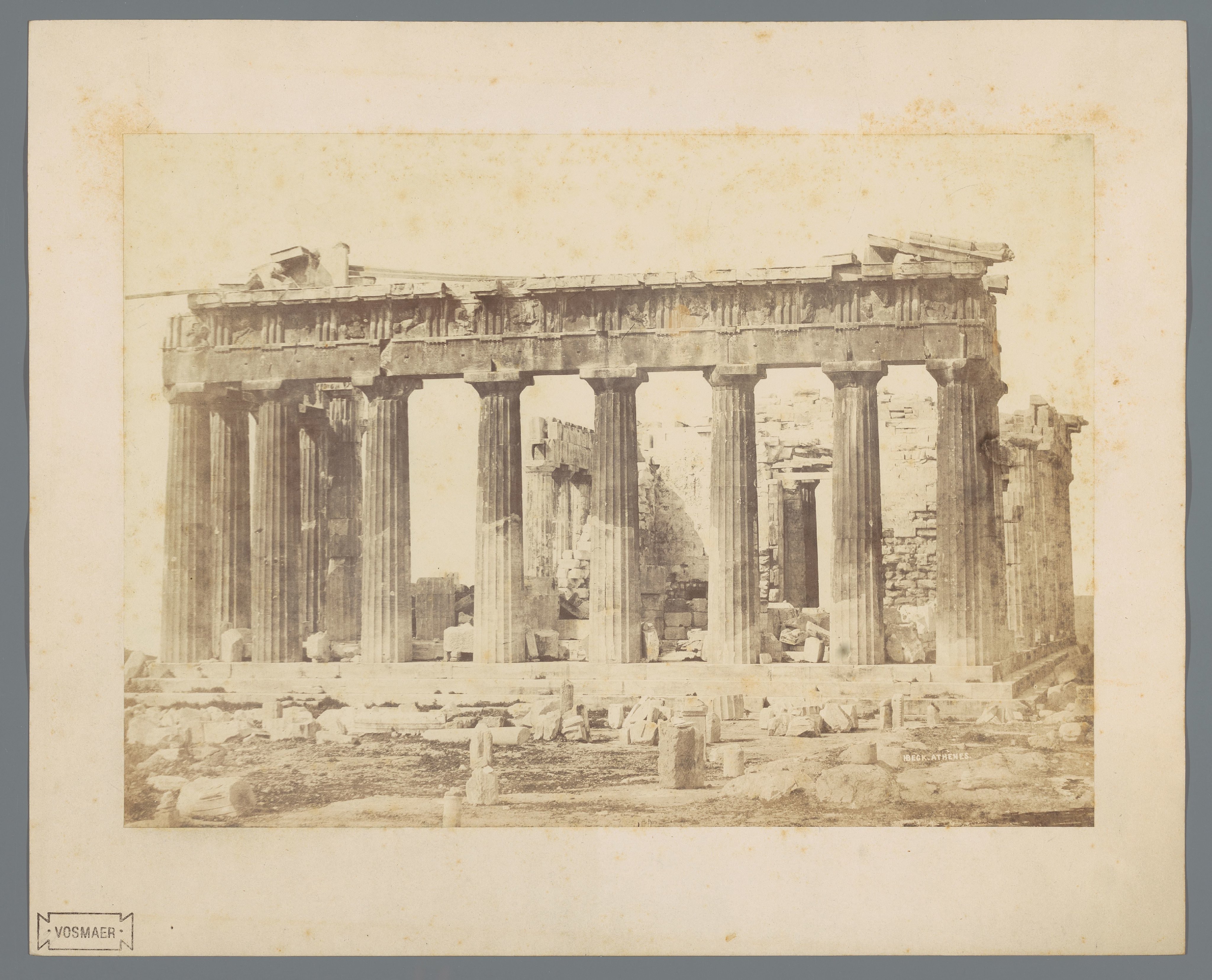 Parthenon op de Akropolis van Athene
