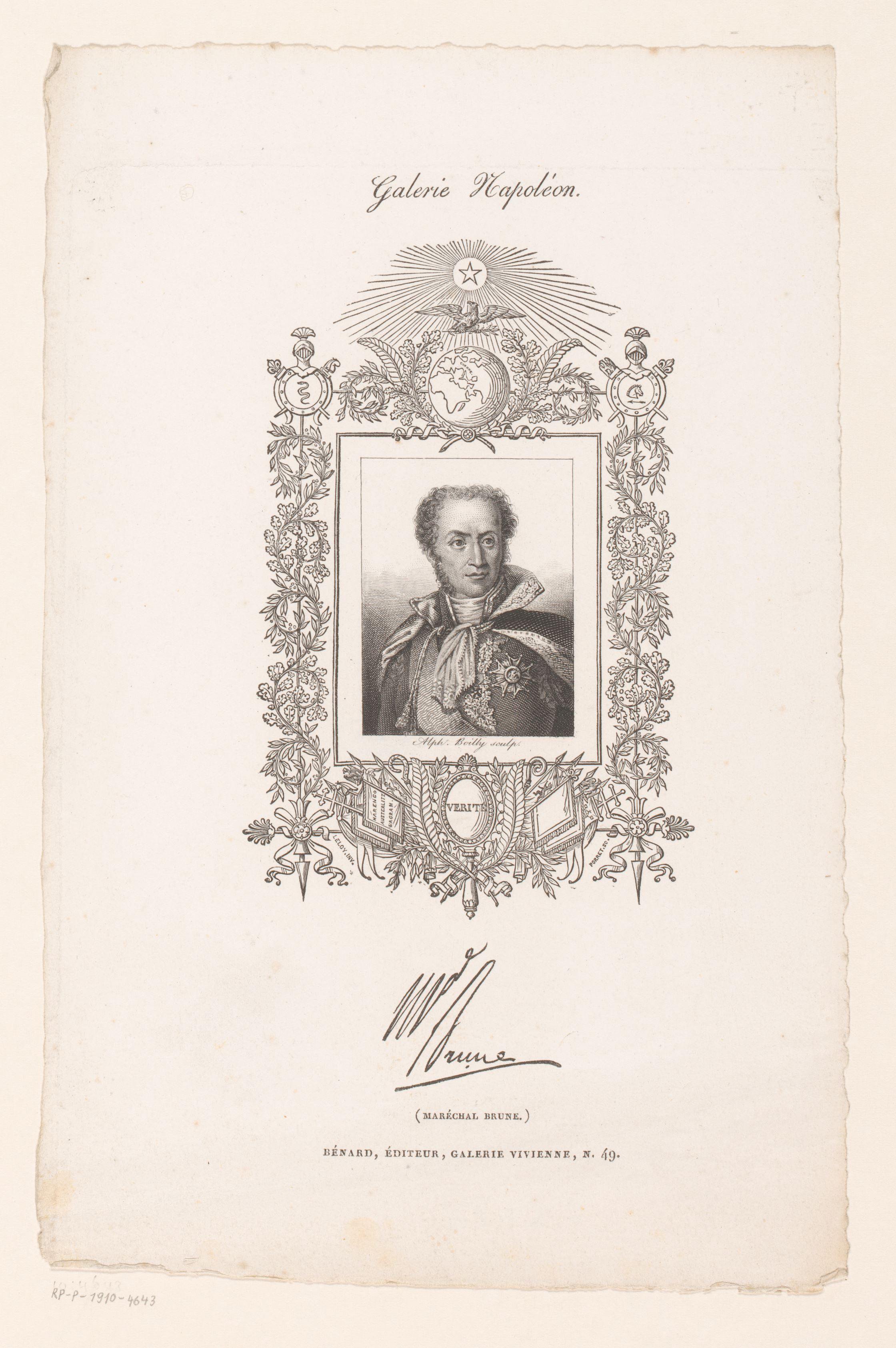 Portret van Guillaume Brune