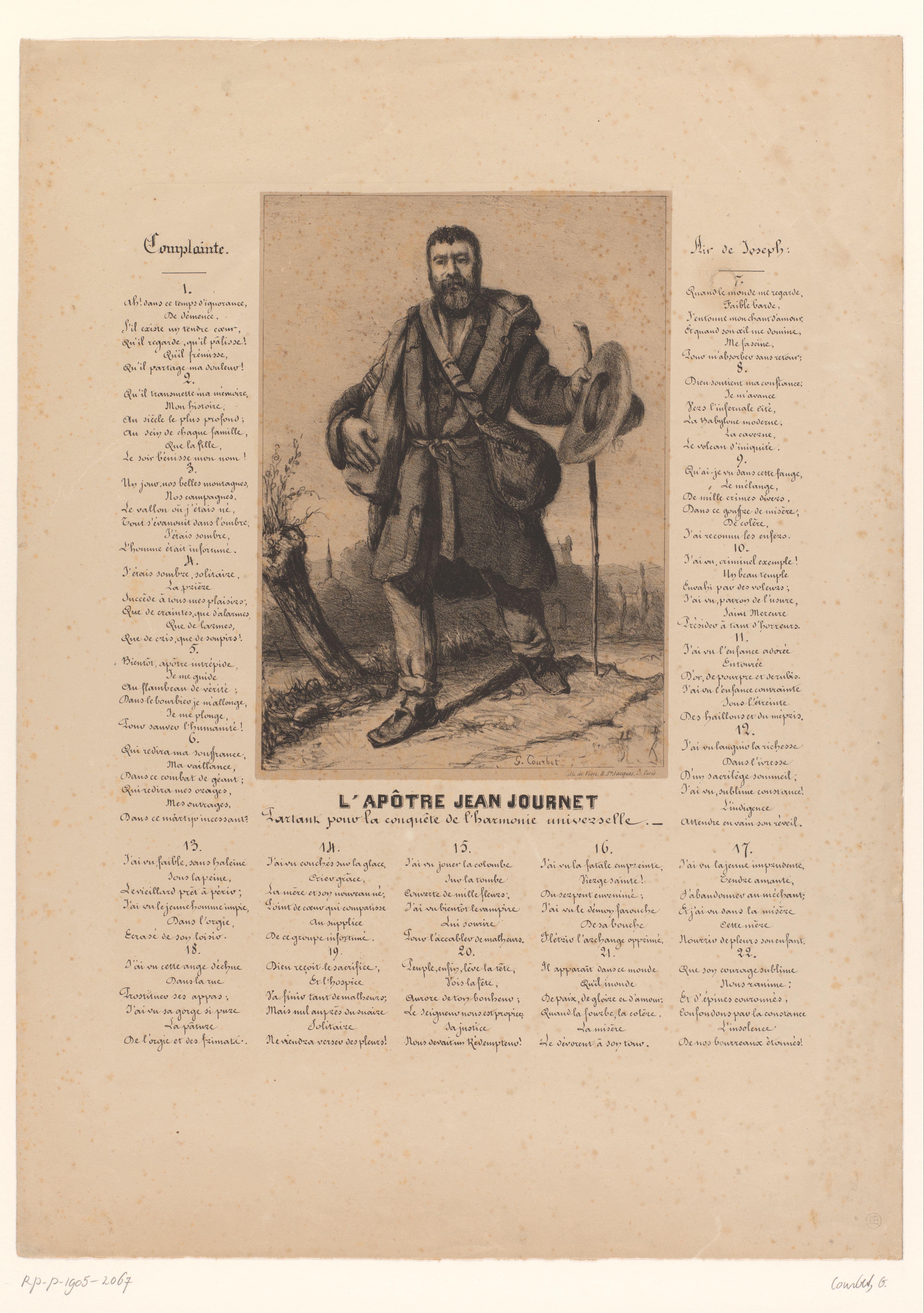 Portret van Jean Journet als apostel