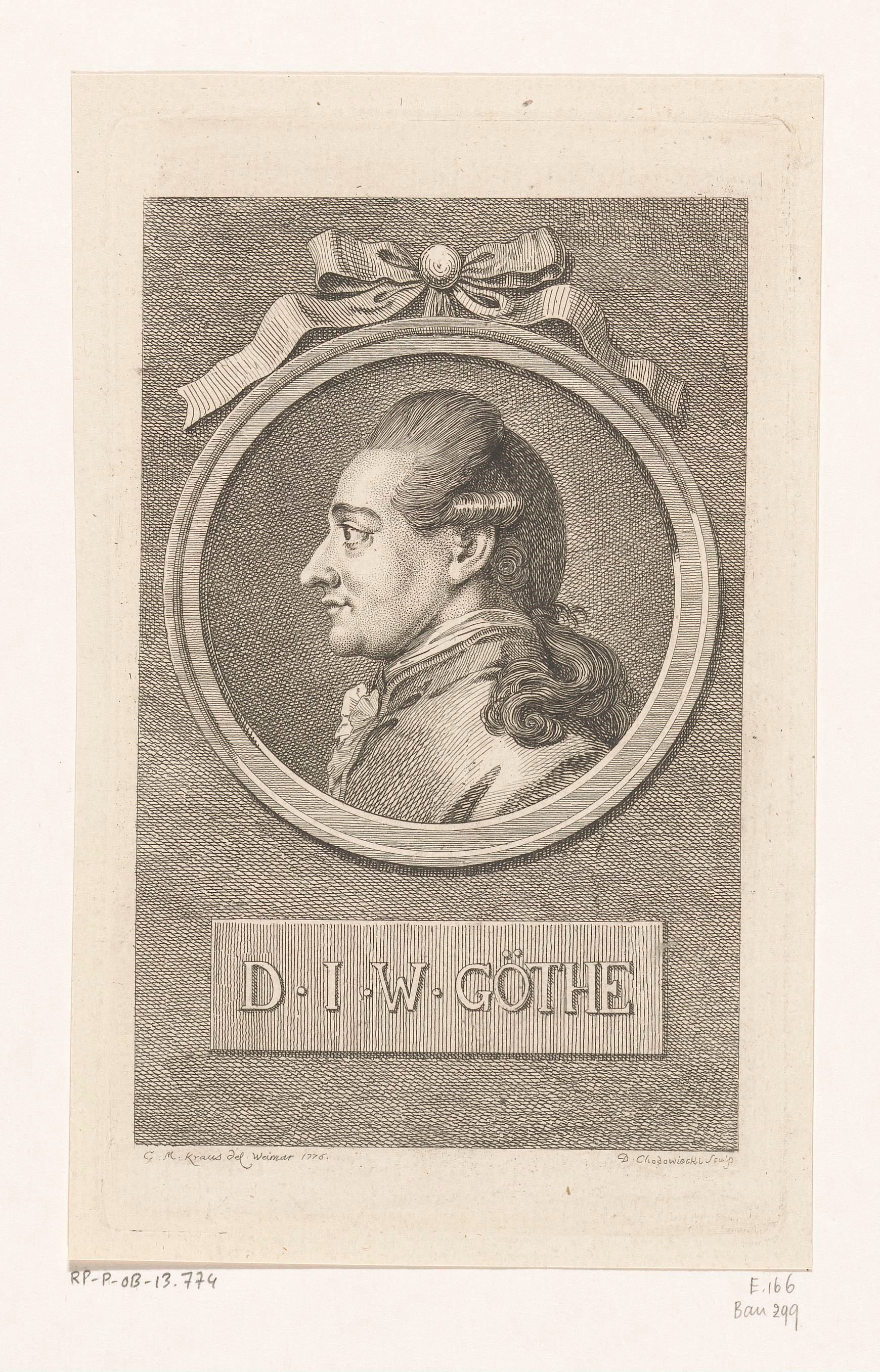 Portret van Johann Wolfgang von Goethe