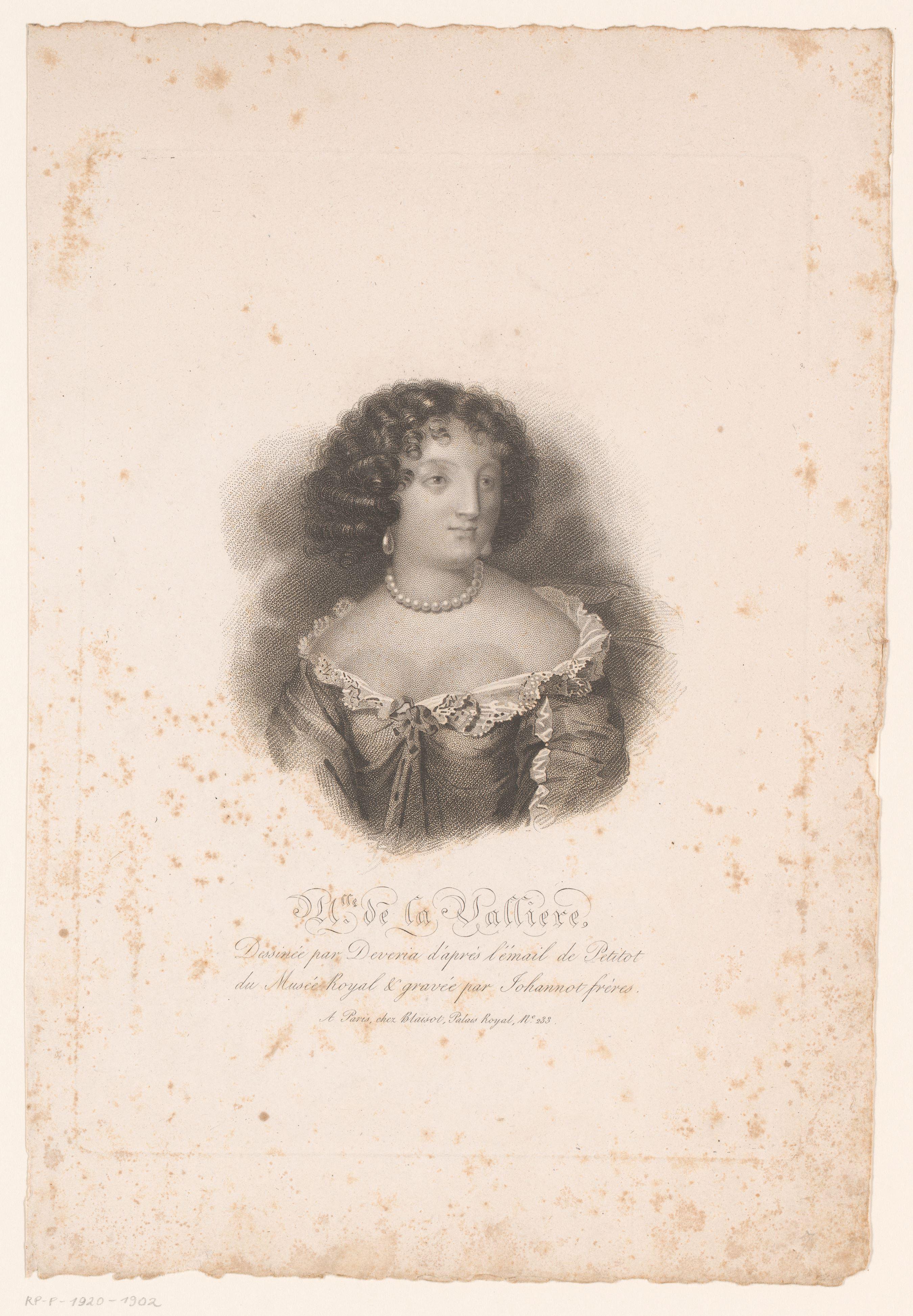 Portret van Louise de Vallière