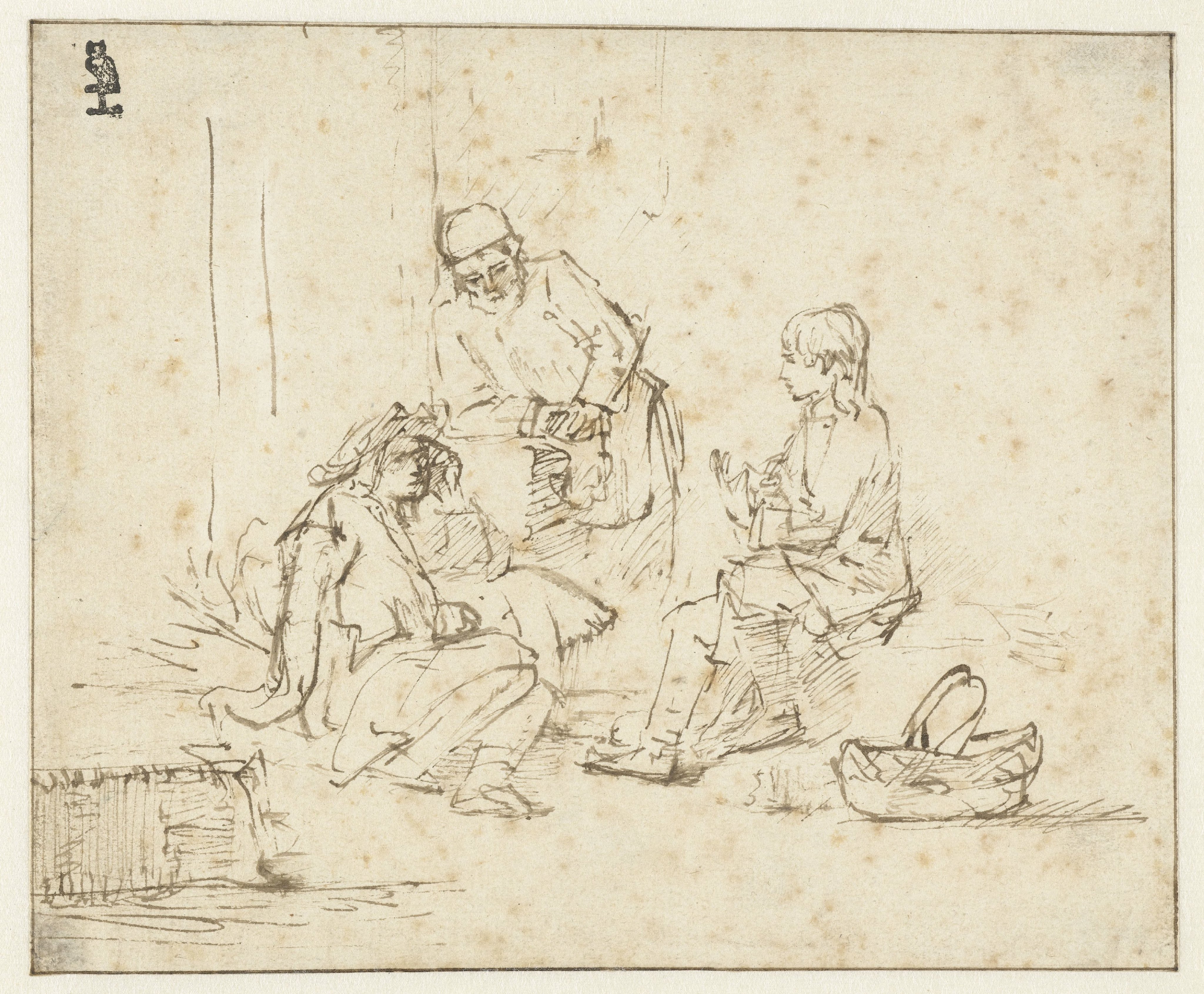 Joseph in Prison Interpreting the Dreams of the Butler and the Baker