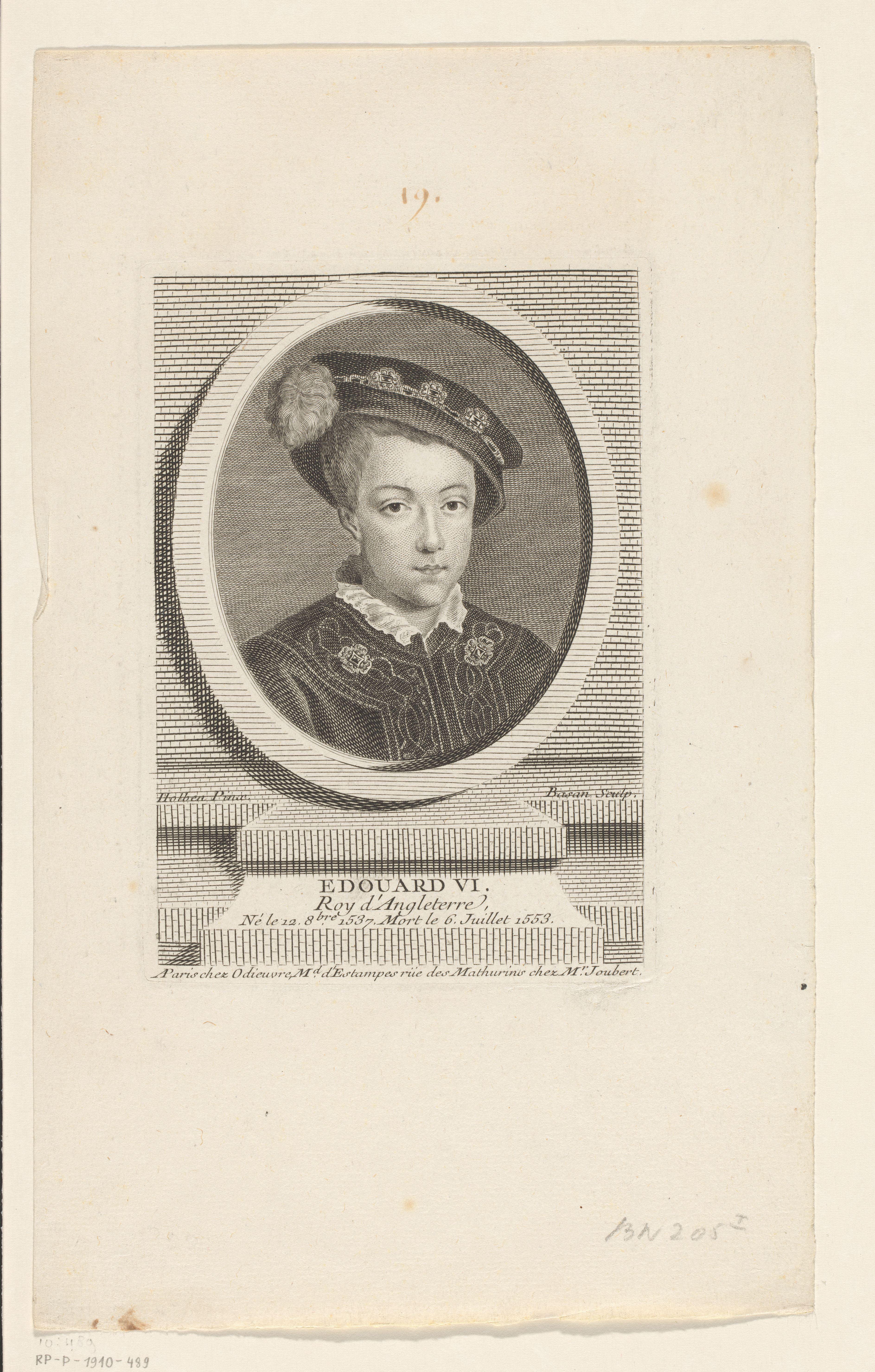 Portret van Eduard VI van Engeland