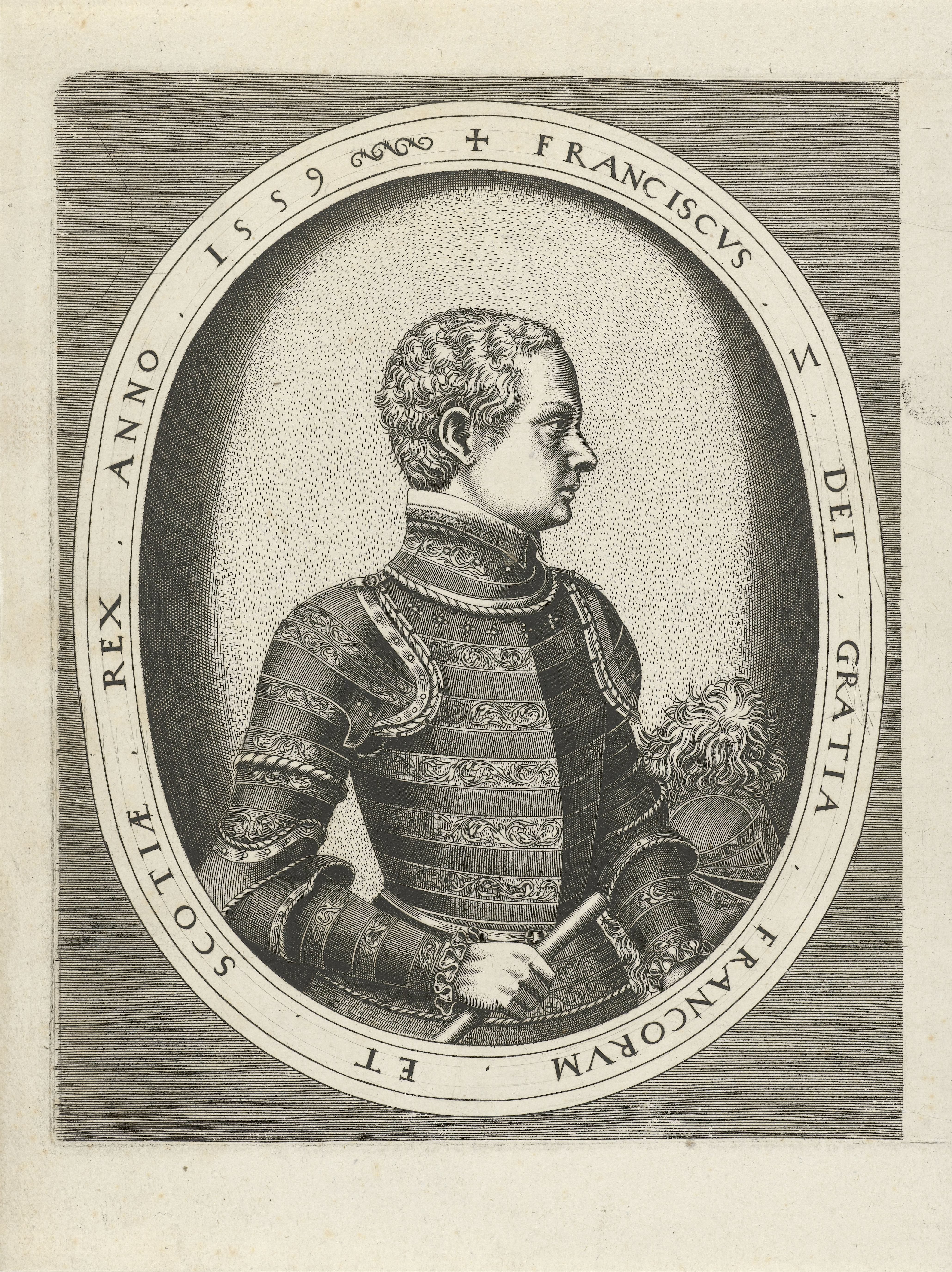 Portret van koning Frans II van Frankrijk