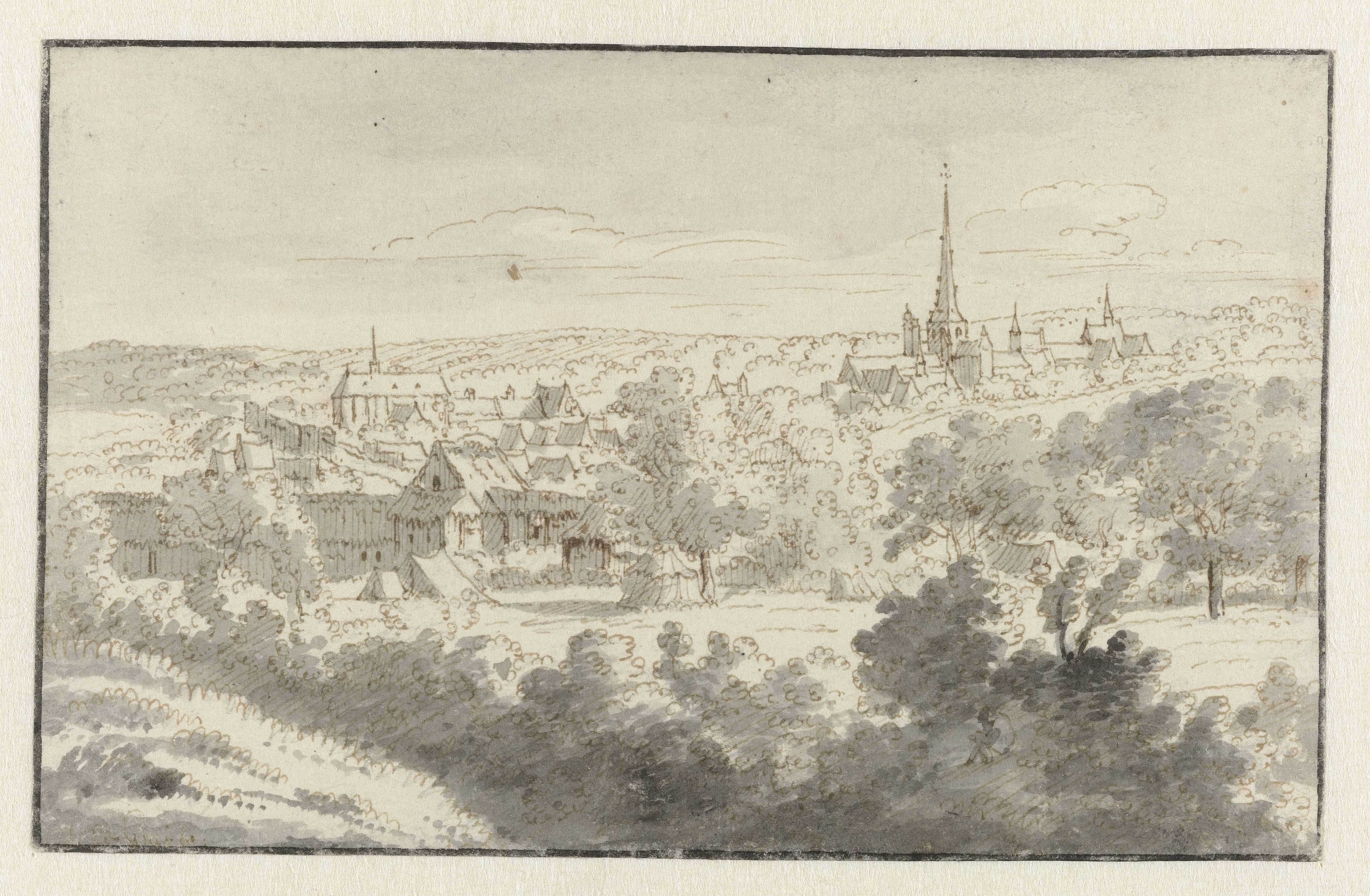 View of Nivelles, Walloon Brabant