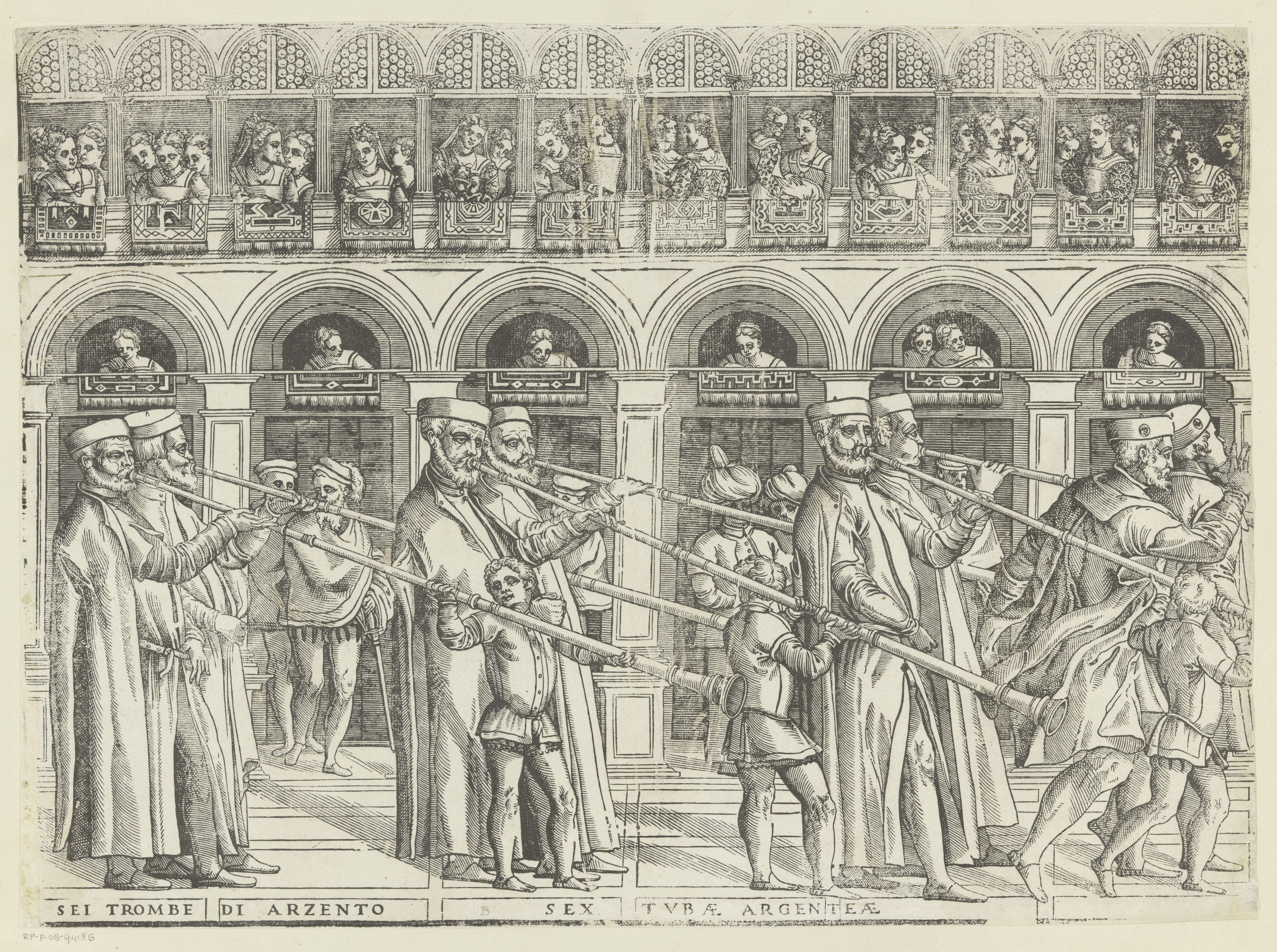 Processie van de doge van Venetië