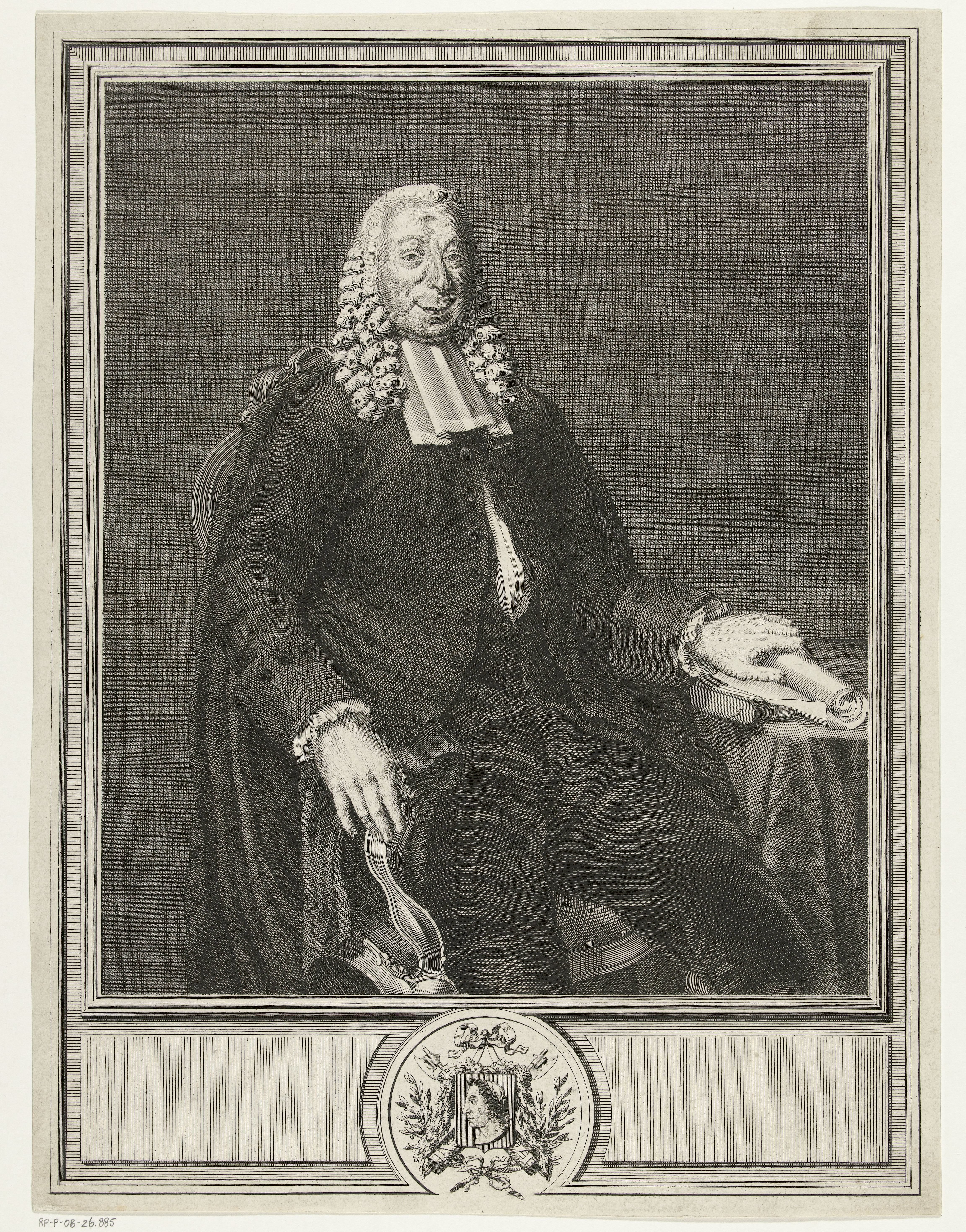 Portret van Hendrik Danielsz. Hooft