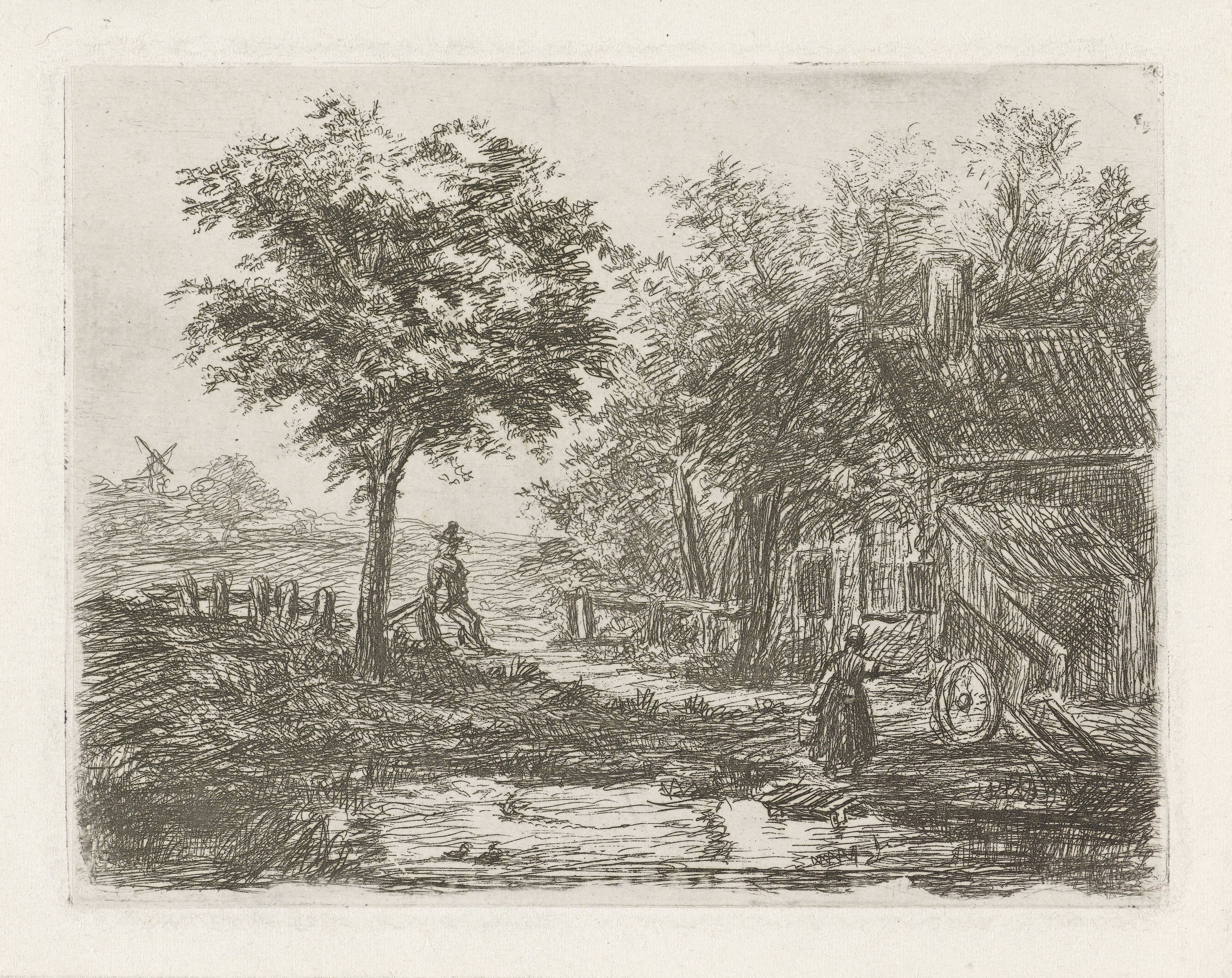 Boerderij aan het water