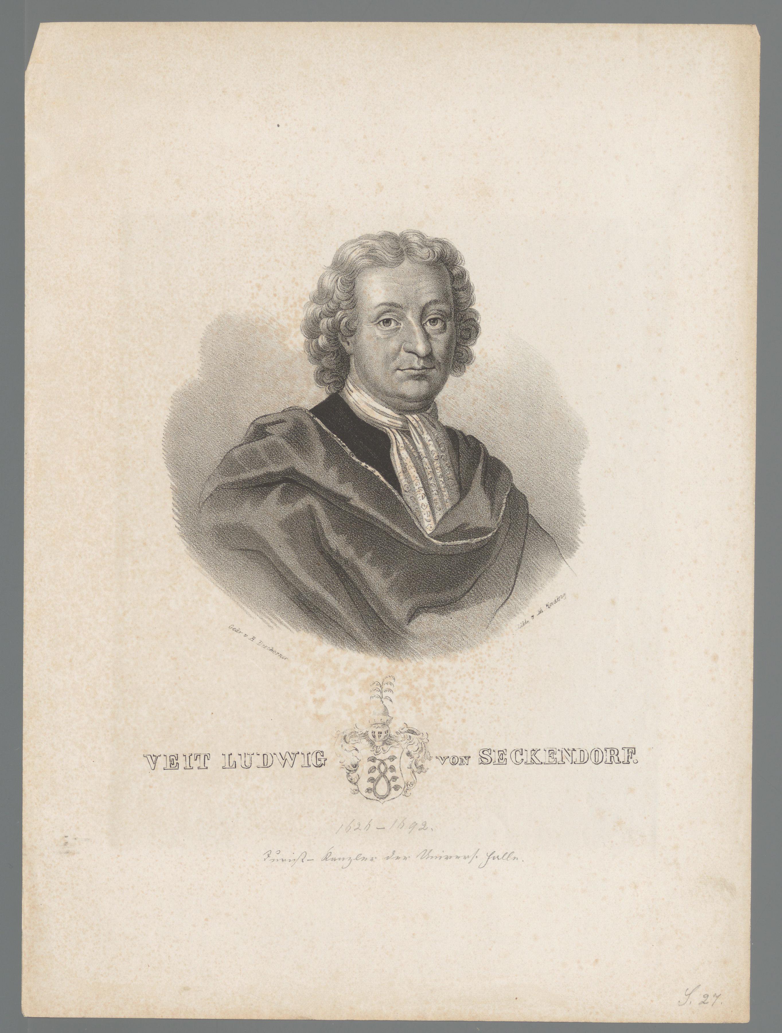 Portret van Veit Ludwig von Seckendorf