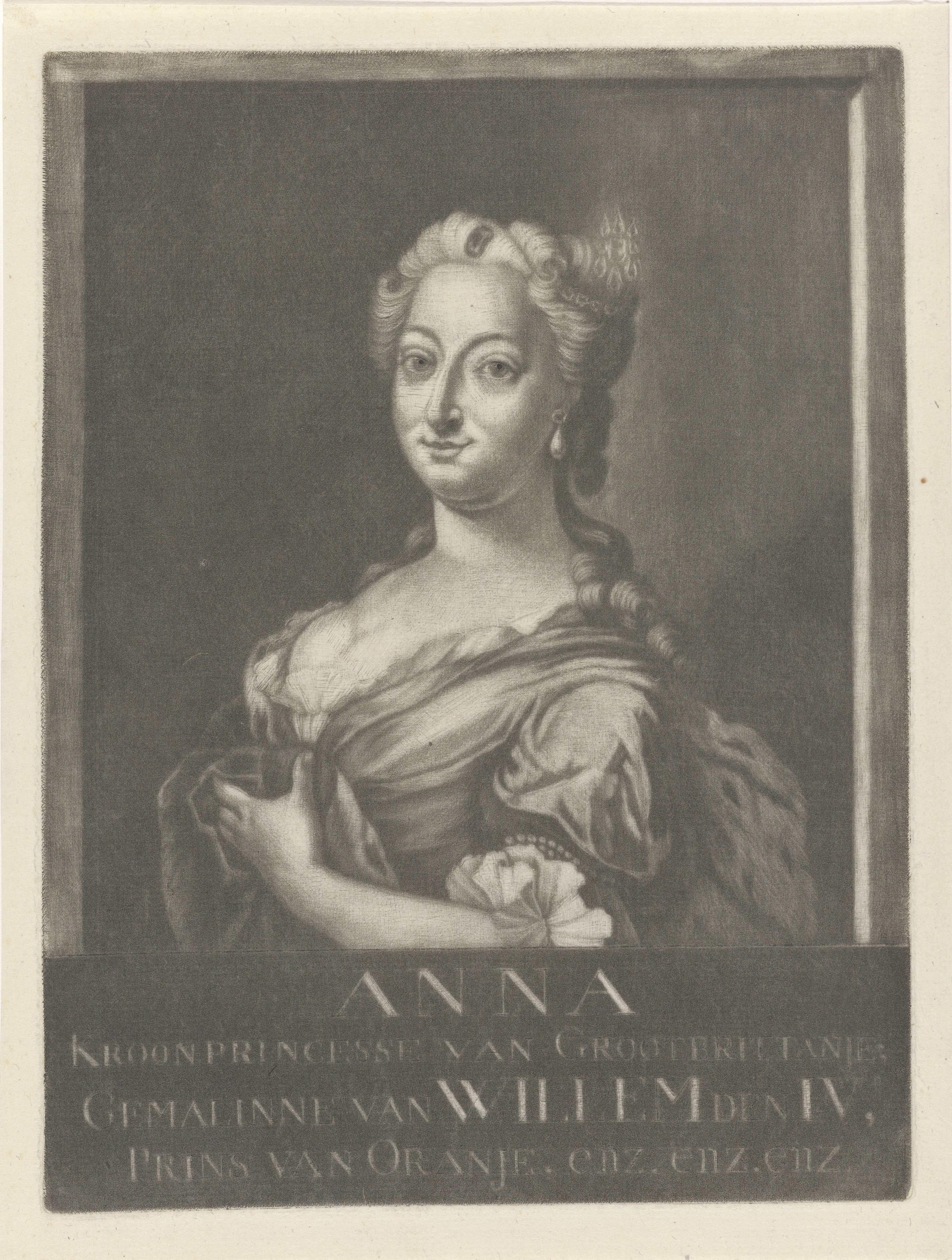 Portret van Anna van Hannover