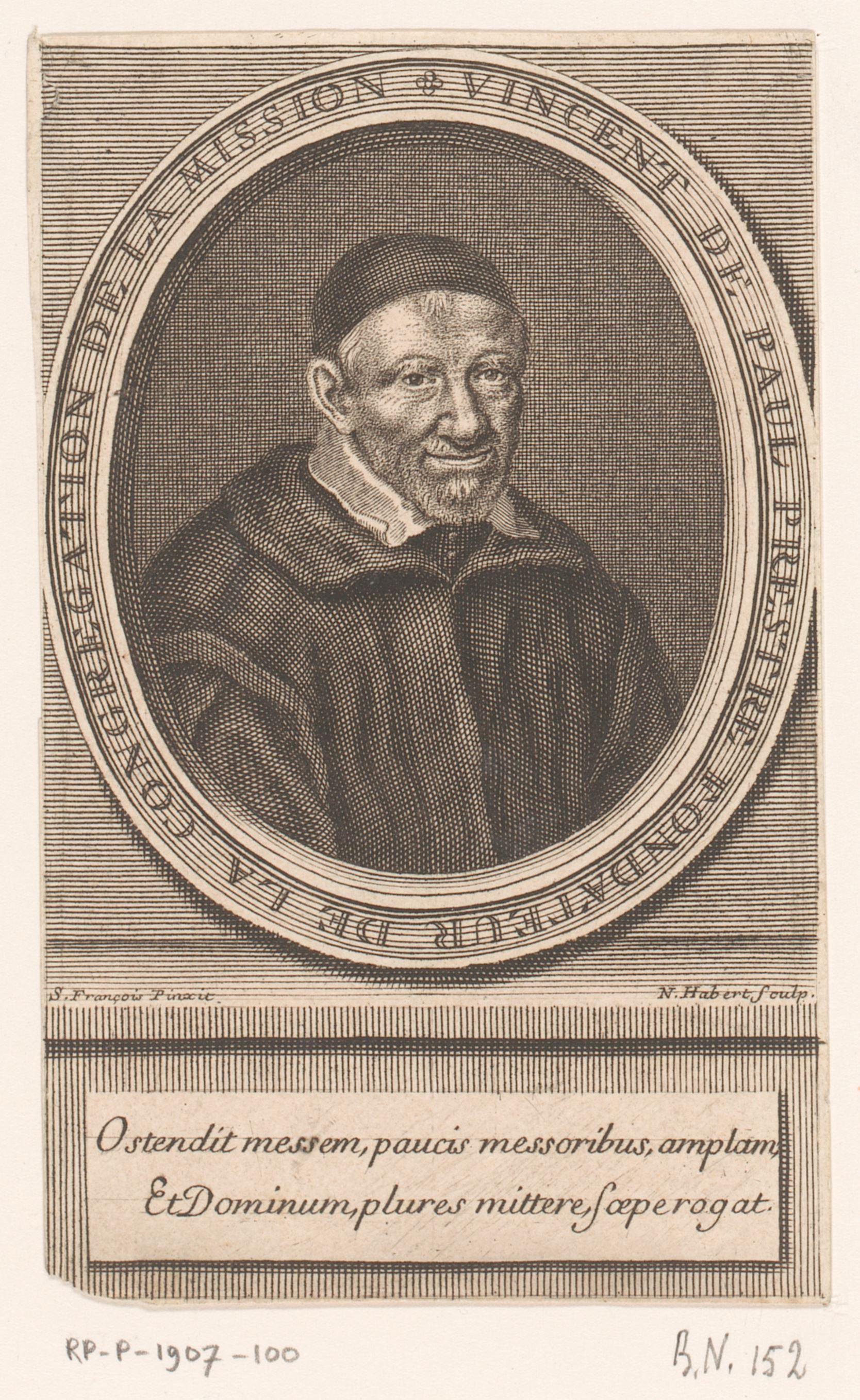 Portret van Vincent de Paul