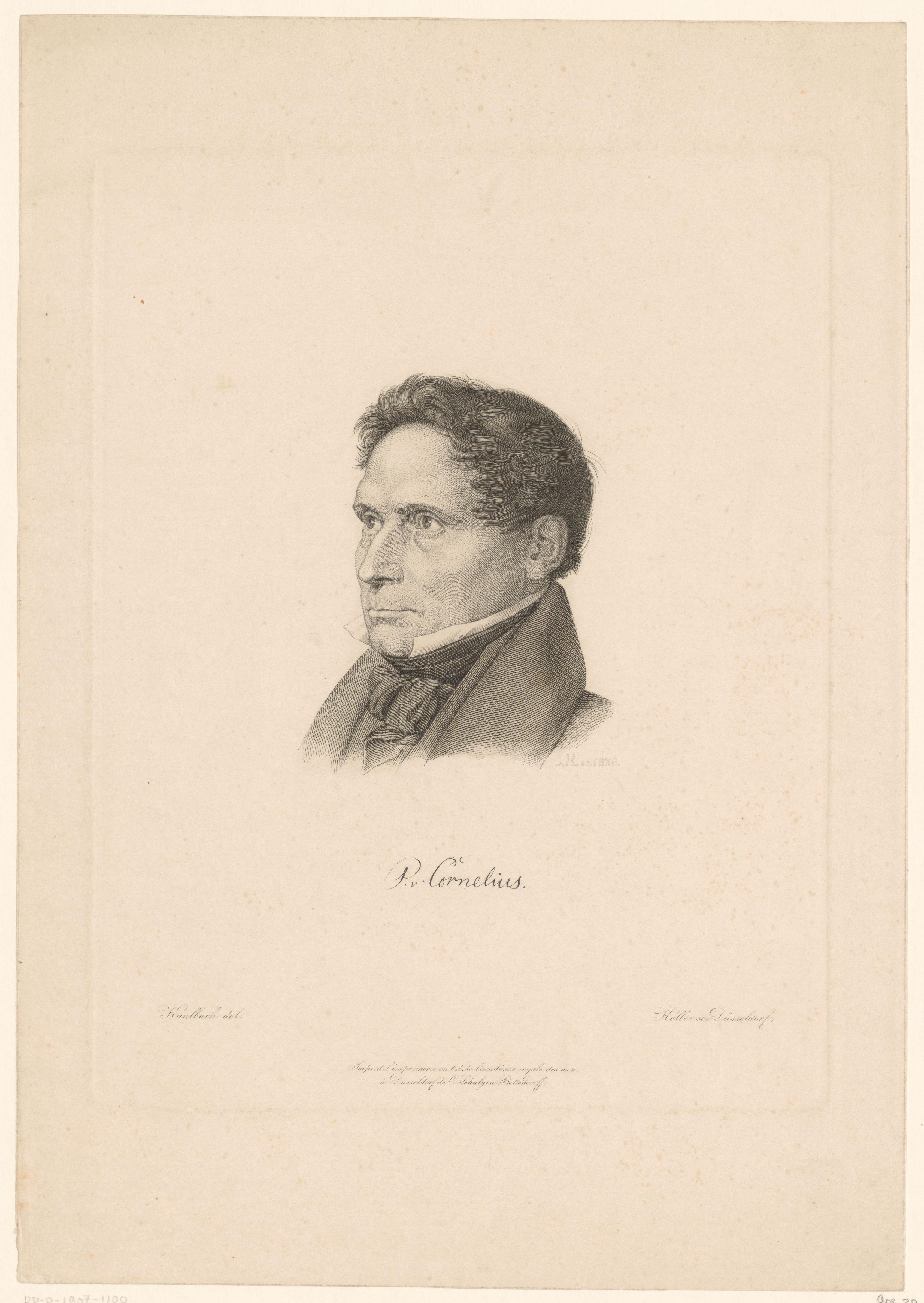 Portret van Peter von Cornelius