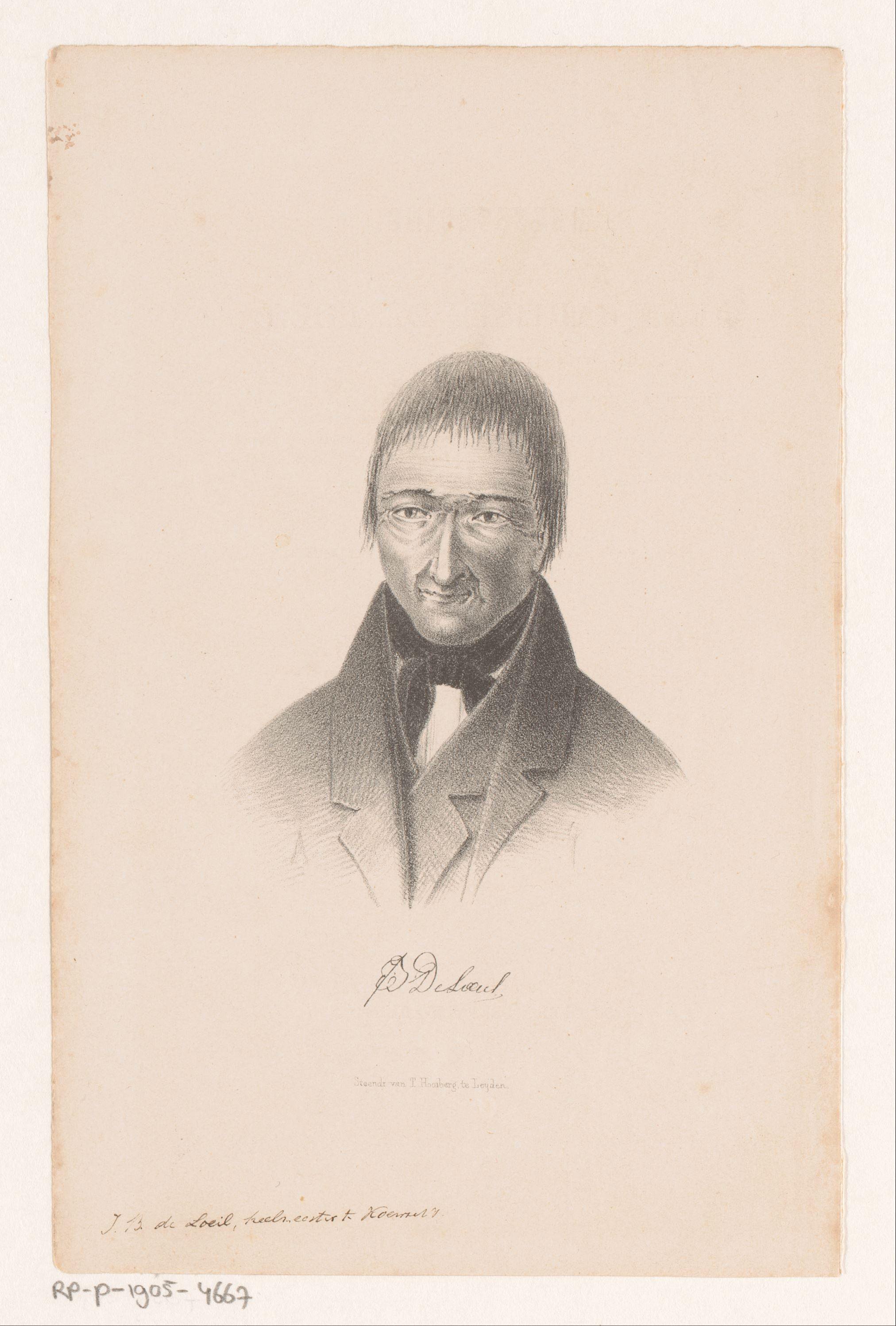 Portret van Jean Baptiste de Loeil