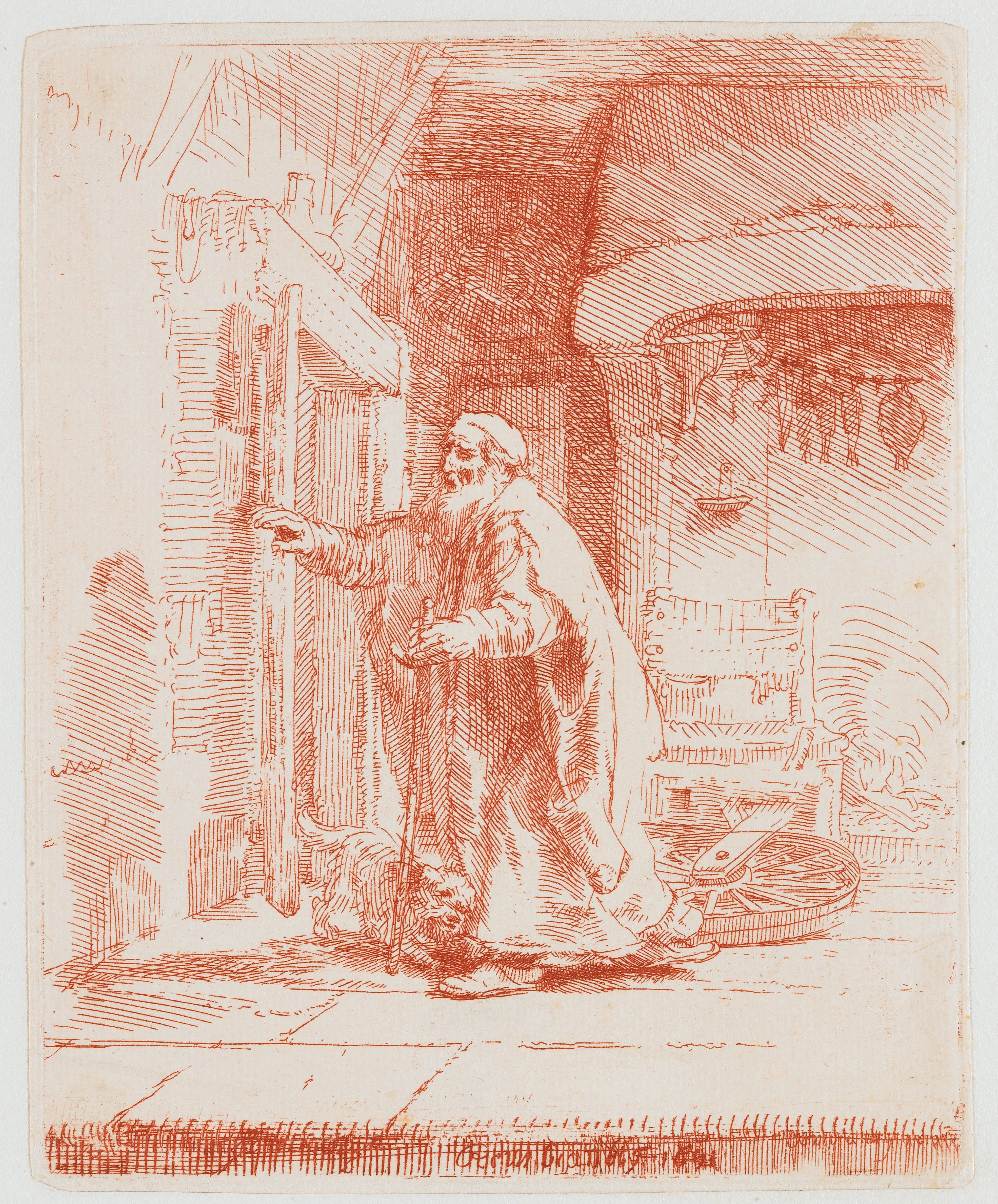 The blindness of Tobit: the larger plate