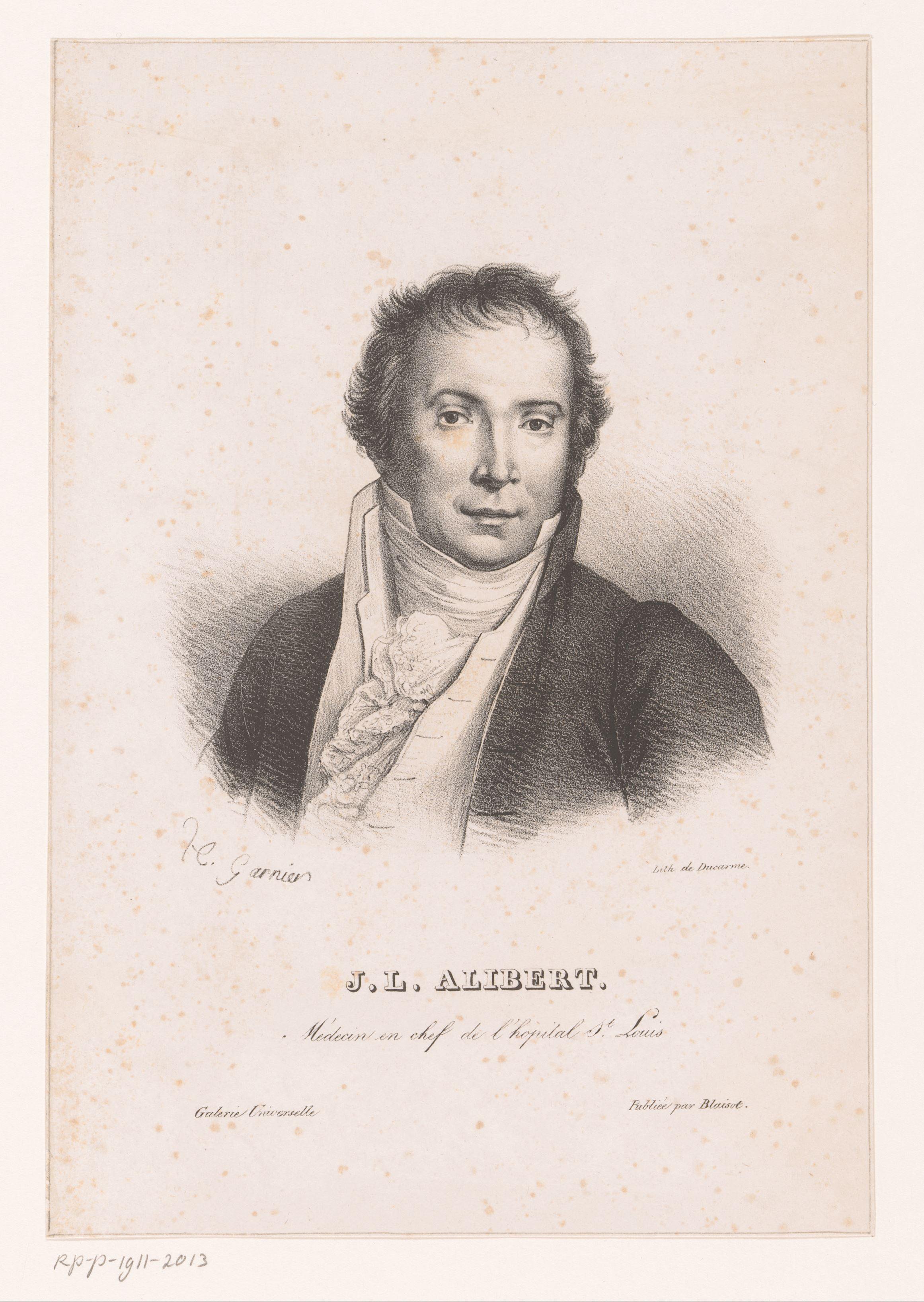Portret van Jean-Louis Alibert